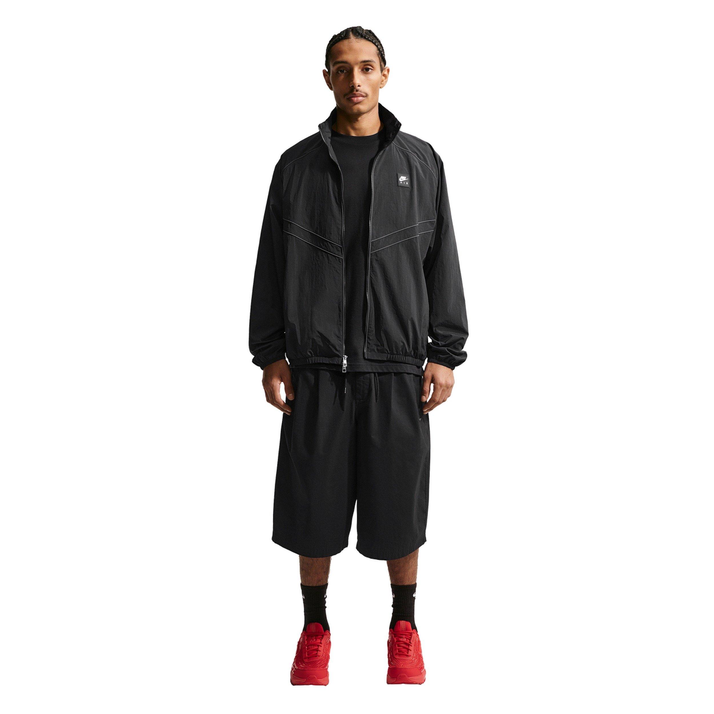 Nike Air Men's Windrunner Track Jacket - BLACK Thumbnail View 4