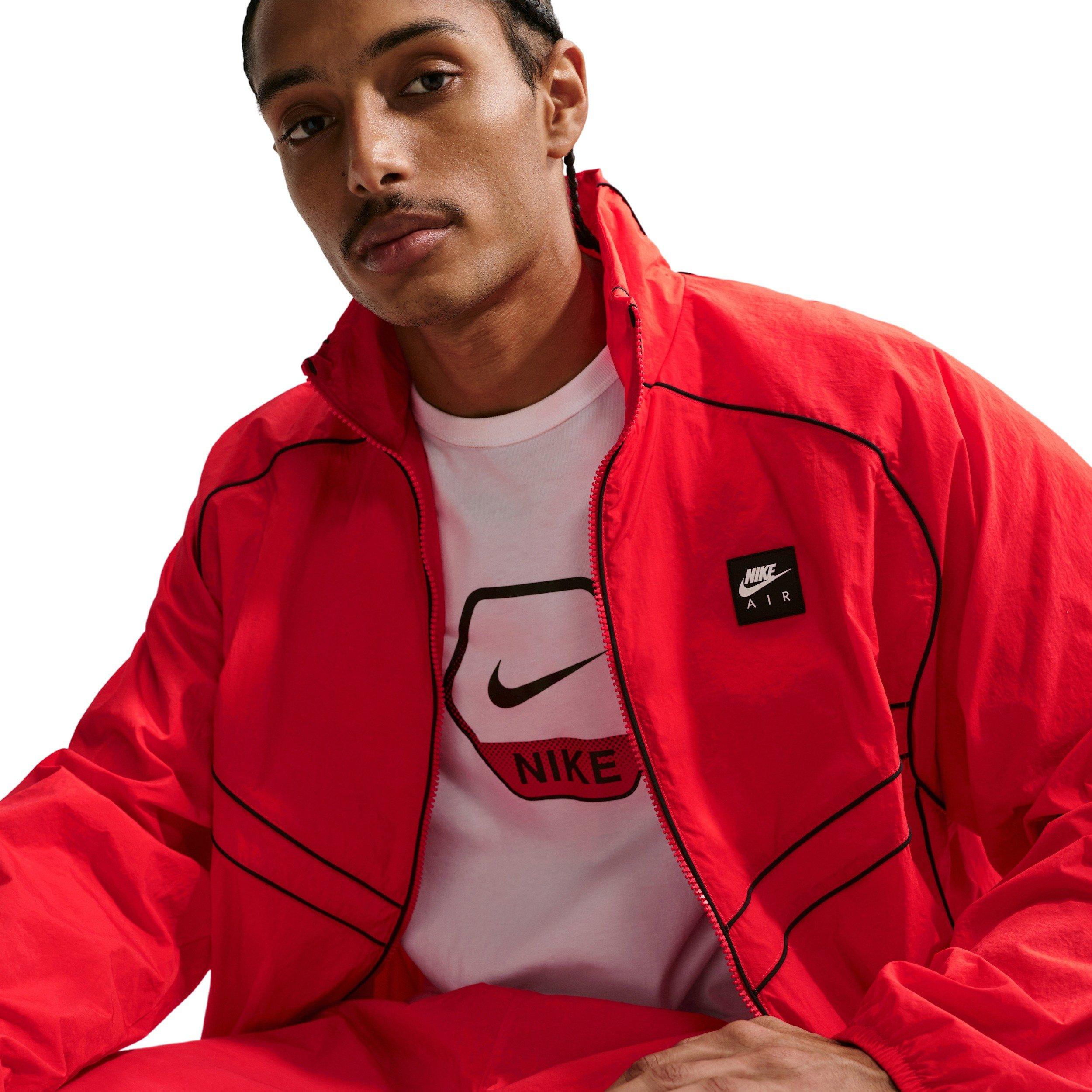 Nike Air Men's Windrunner Track Jacket - RED Thumbnail View 3