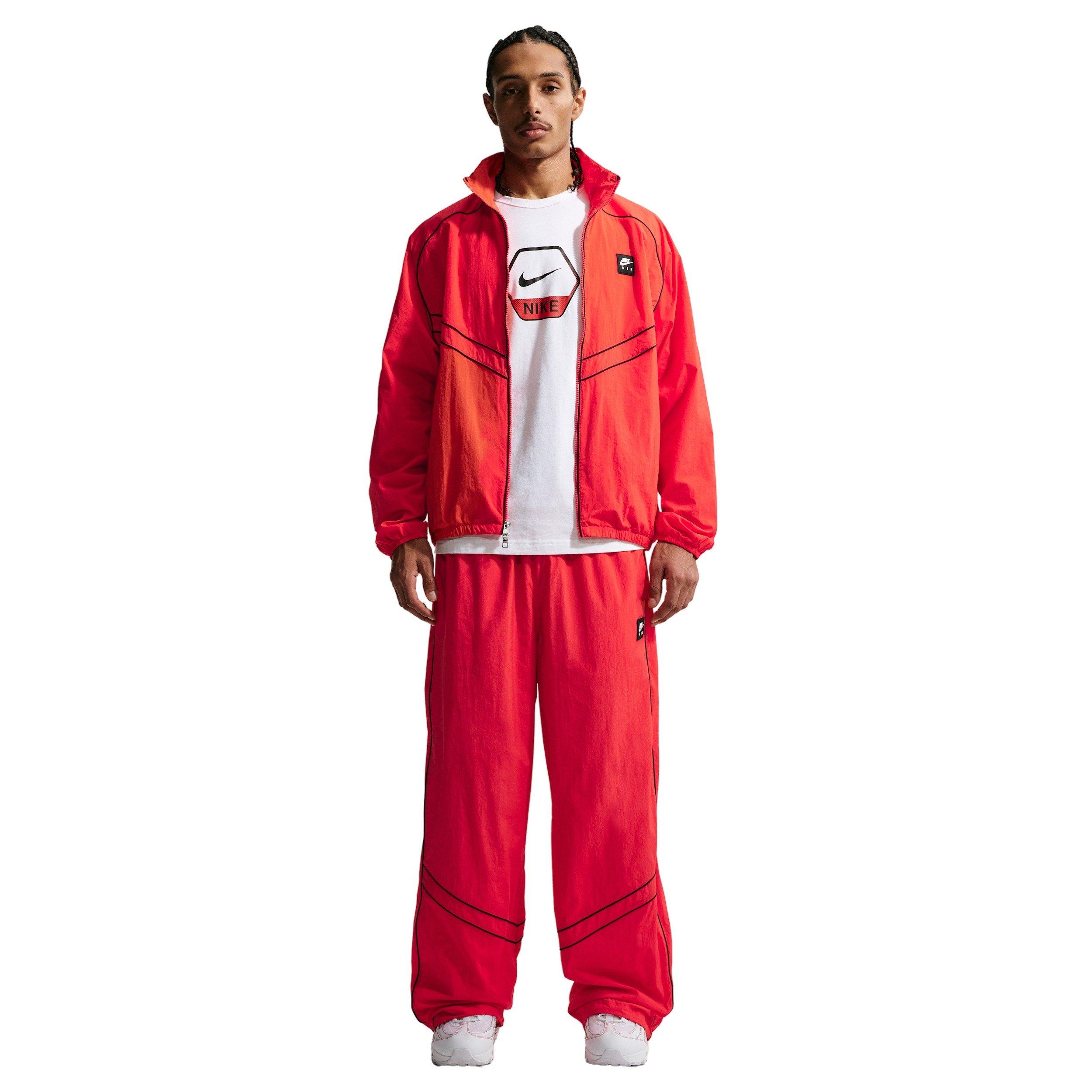 Nike Air Men's Windrunner Track Jacket - RED Thumbnail View 4