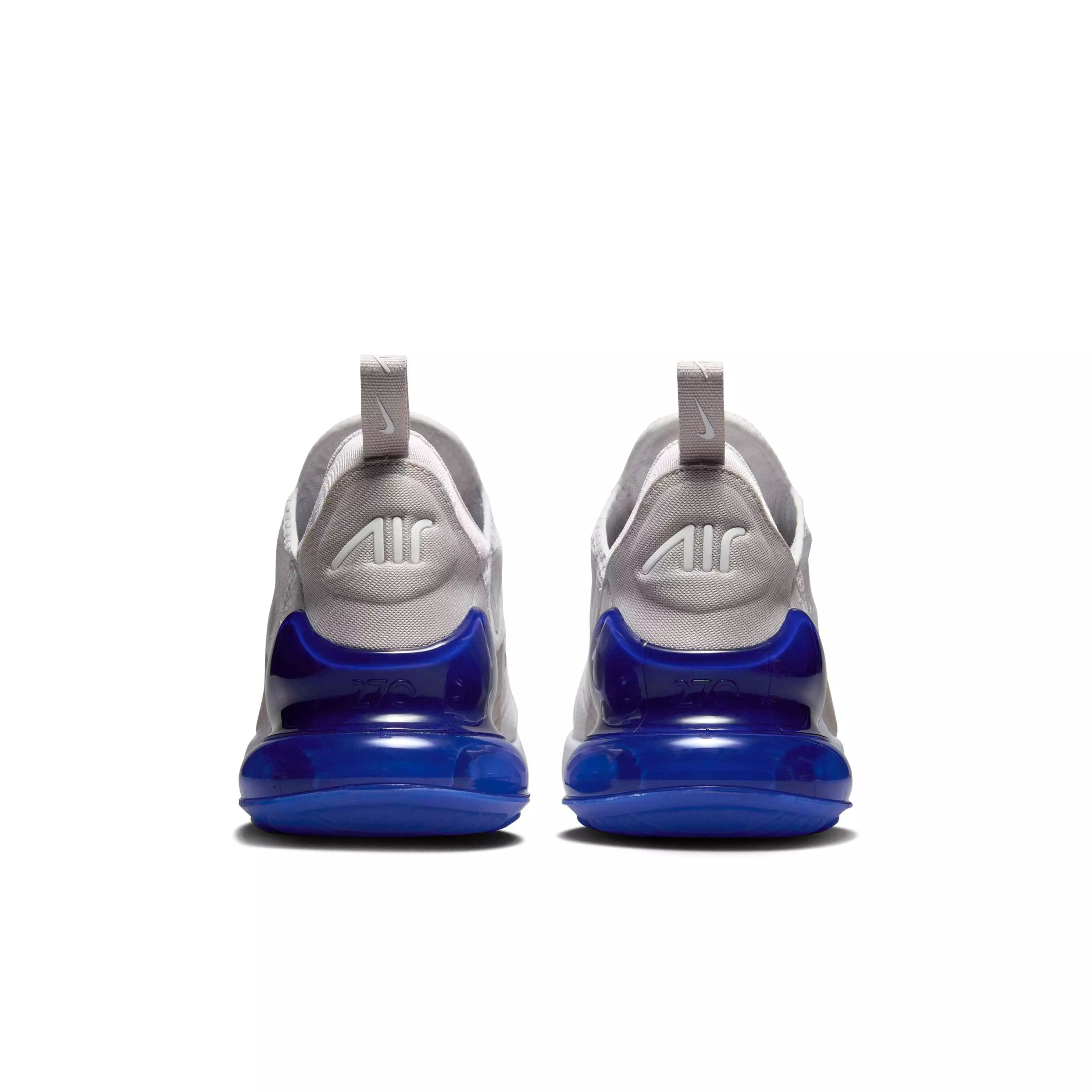 Nike Air Max 270 "Vast Grey/College Grey/Racer Blue/Summit White" Men's Shoe - GREY/BLUE/WHITE
