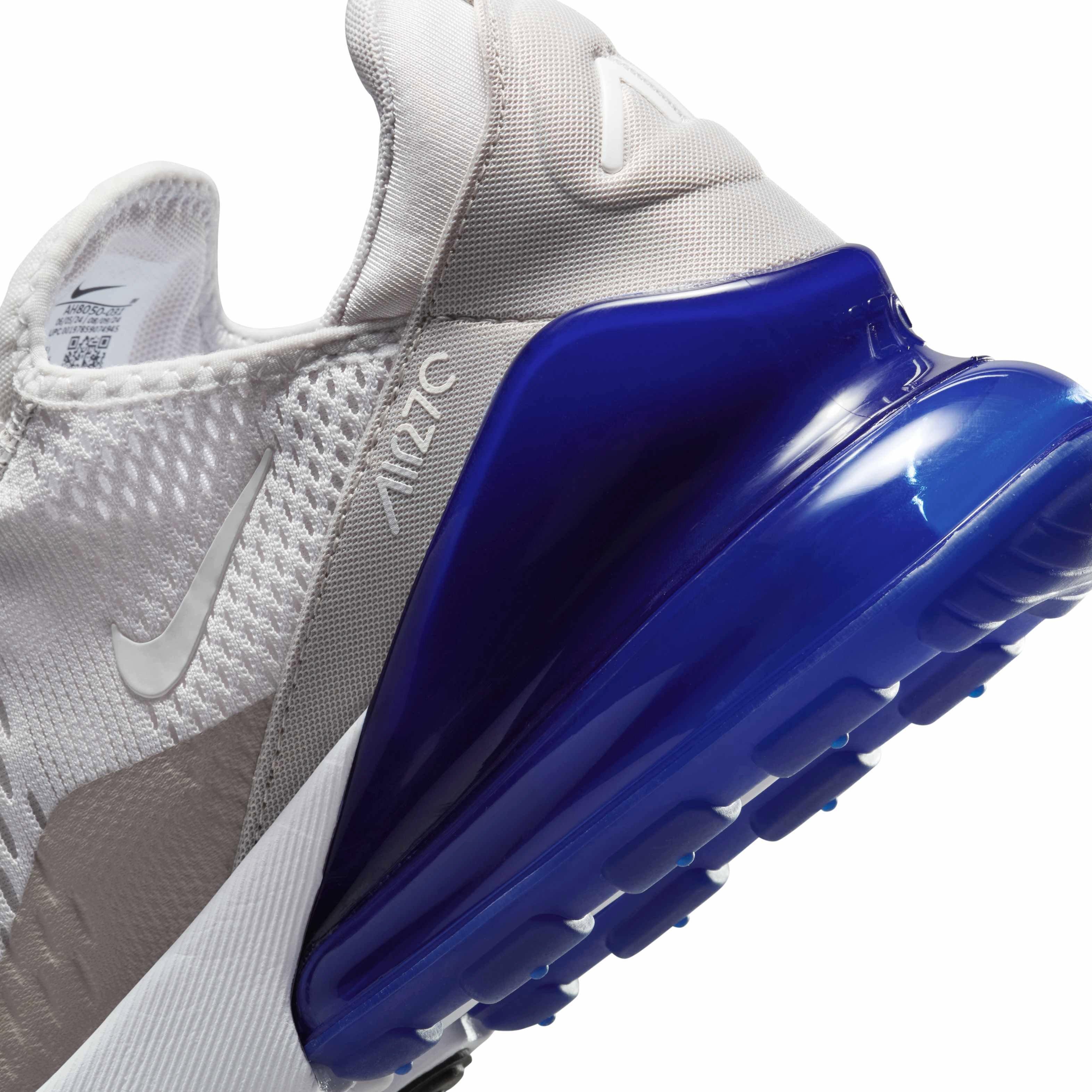 Nike Air Max 270 "Vast Grey/College Grey/Racer Blue/Summit White" Men's Shoe - GREY/BLUE/WHITE Thumbnail View 8
