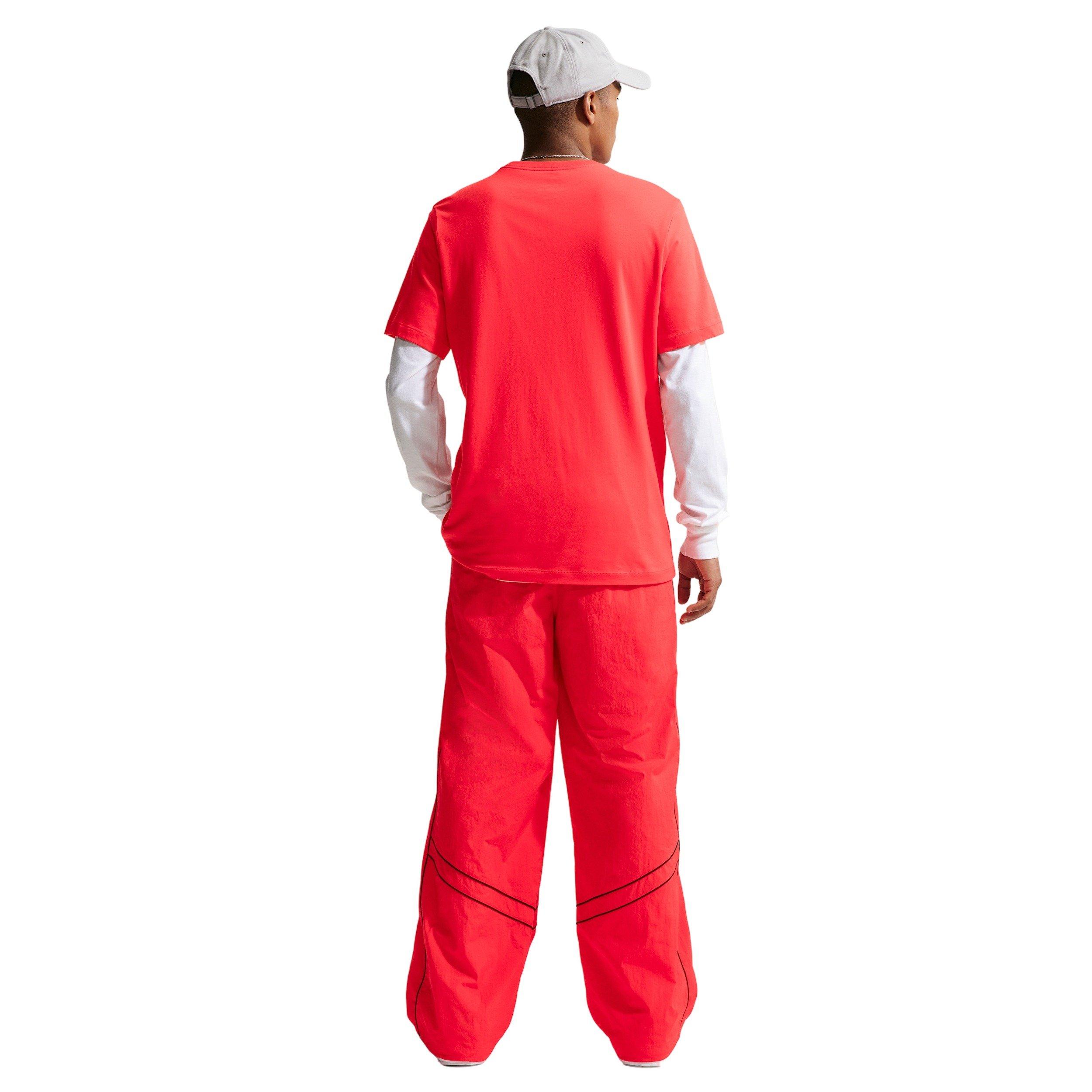 Nike Air Men's Track Pants - RED Thumbnail View 6