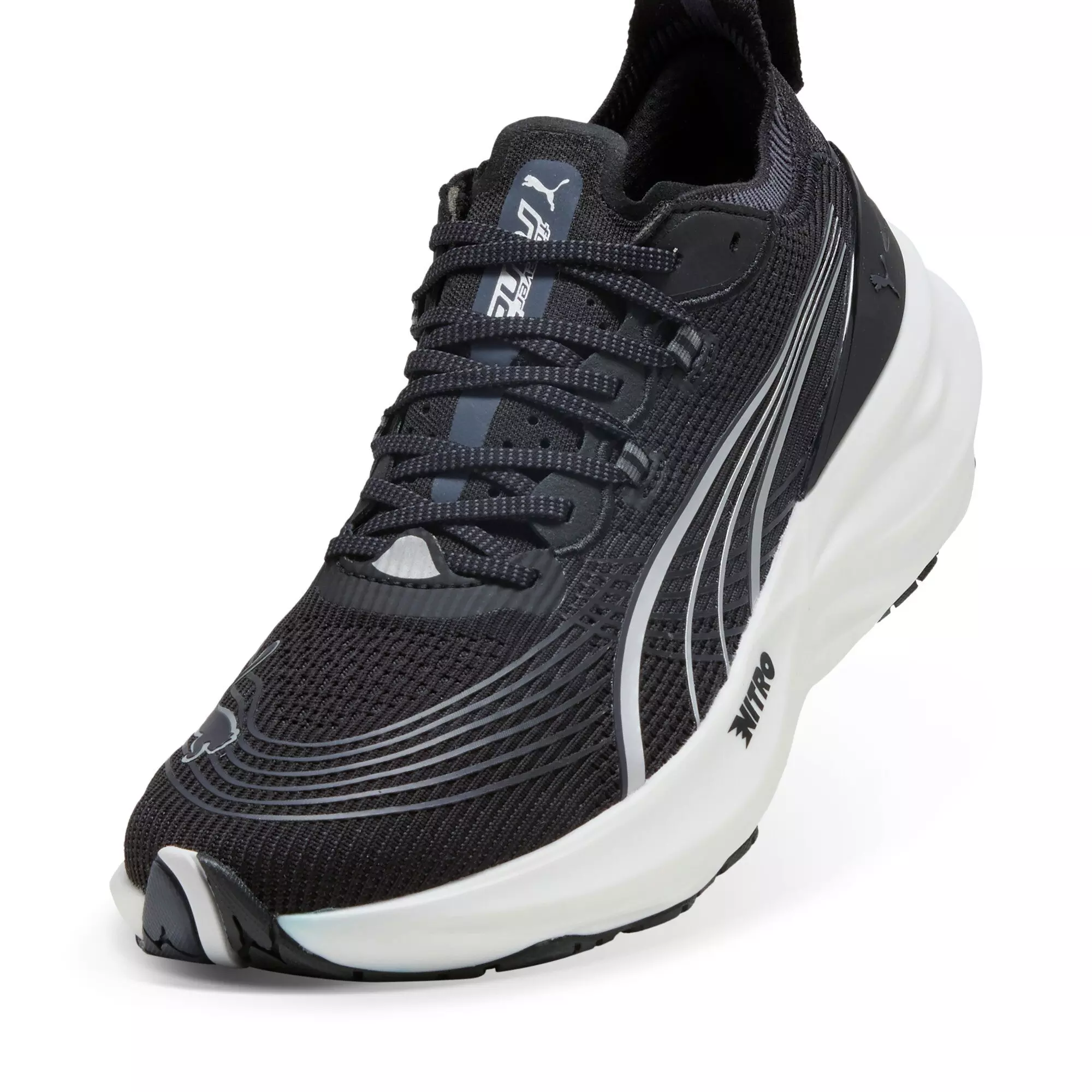 PUMA ForeverRun NITRO 2 "PUMA Black/PUMA White" Men's Running Shoe - BLACK/WHITE