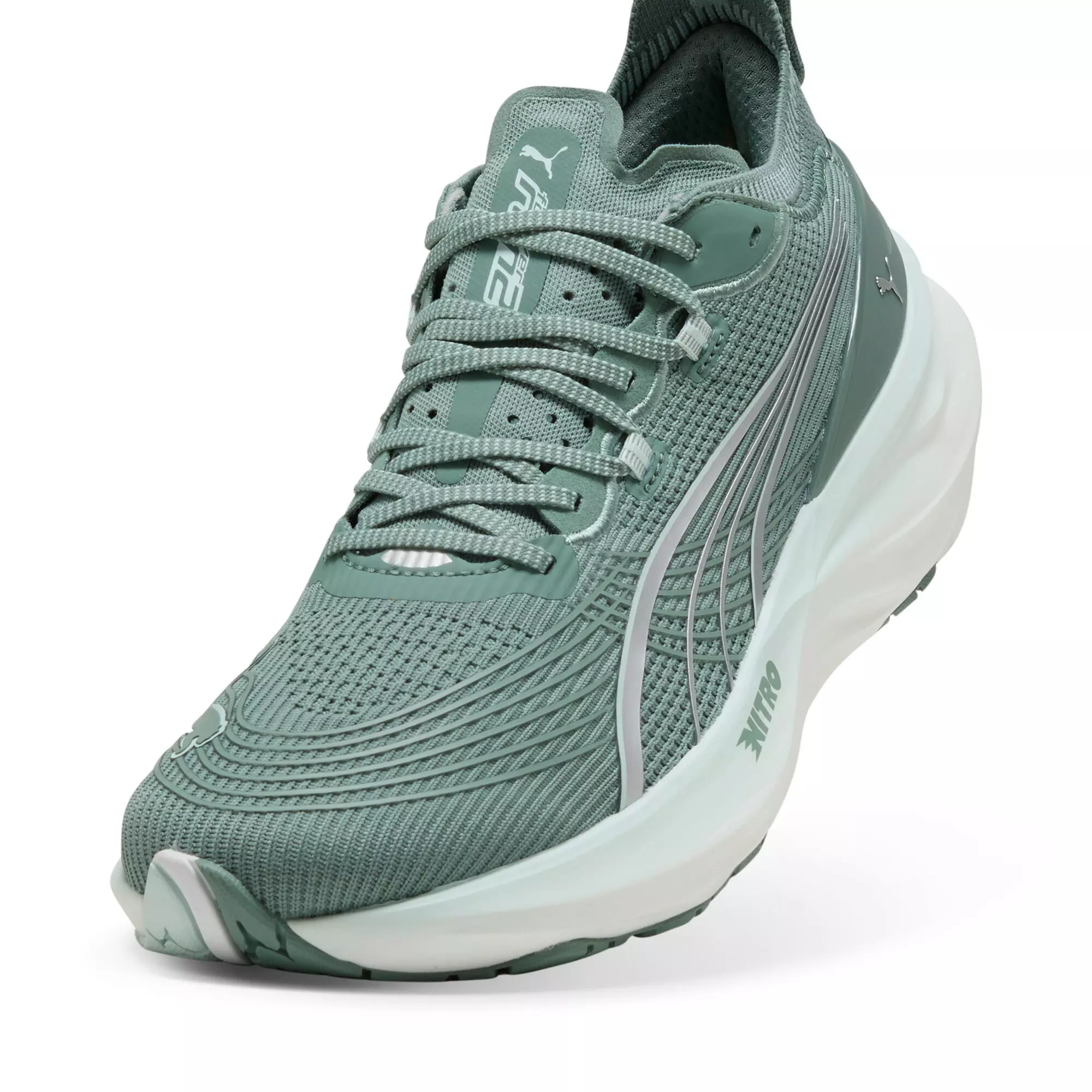 PUMA ForeverRun NITRO 2 "Green Moon/Peaceful Blue" Men's Running Shoe - GREEN/BLUE