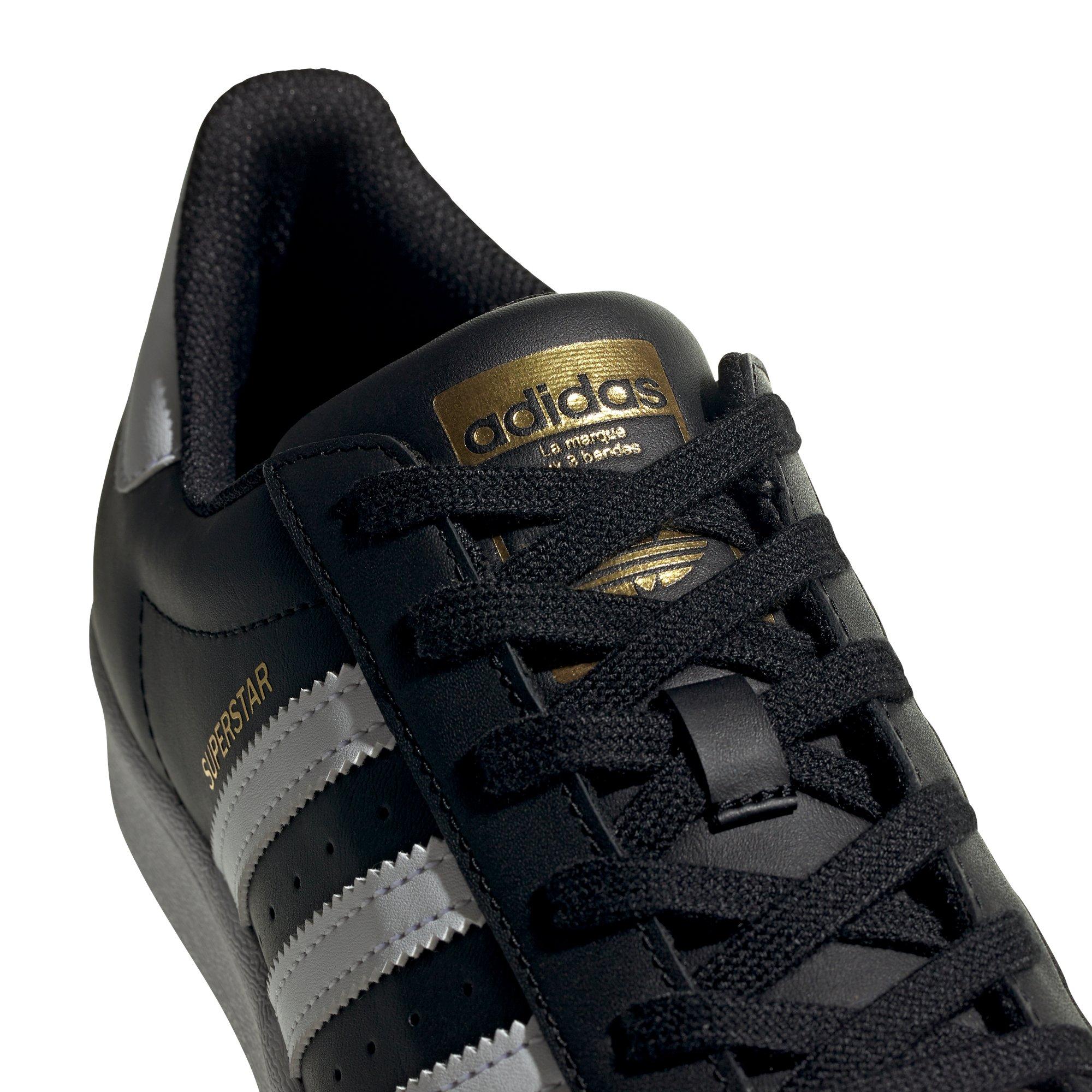 Adidas superstar womens on sale black and white