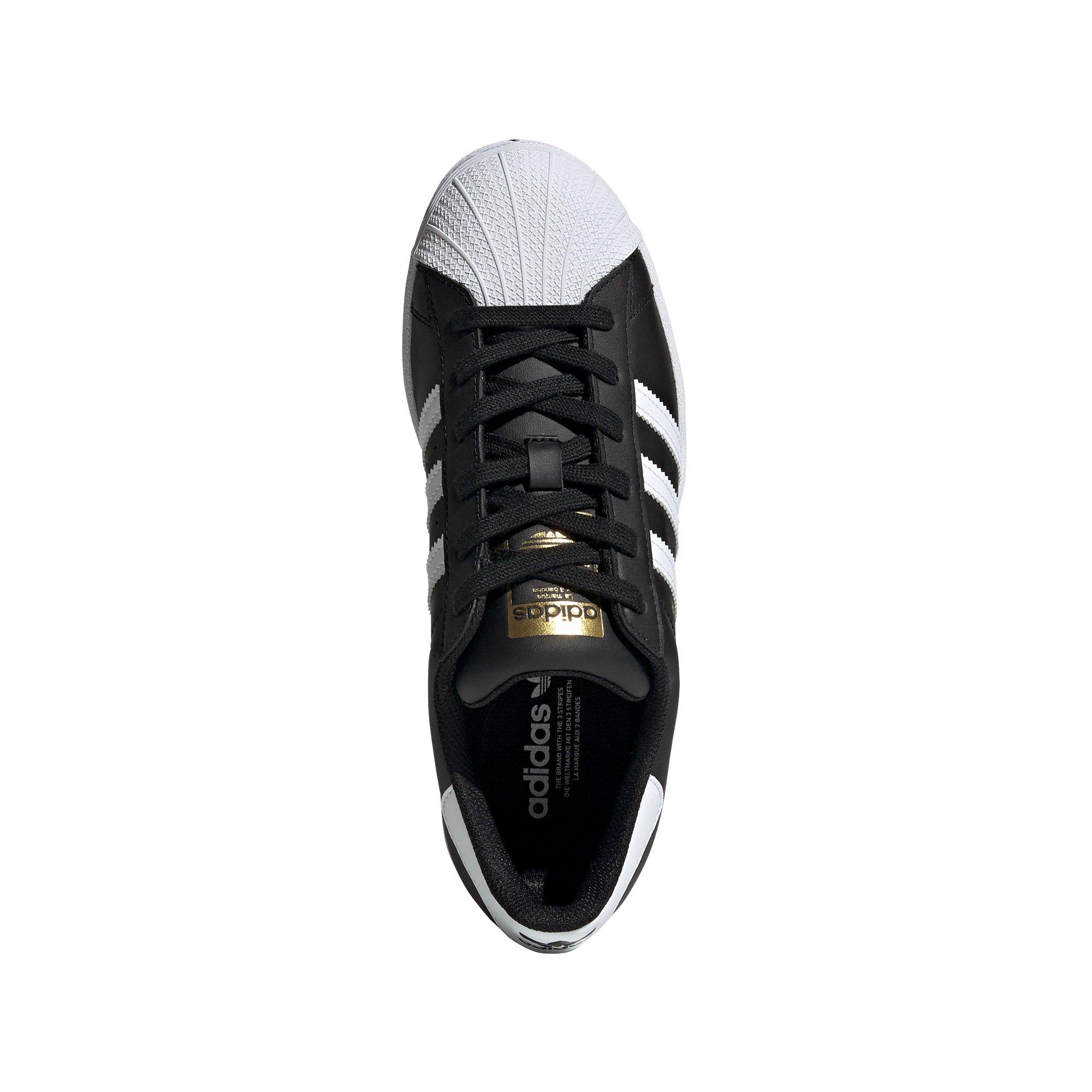 Womens black and white cheap superstars