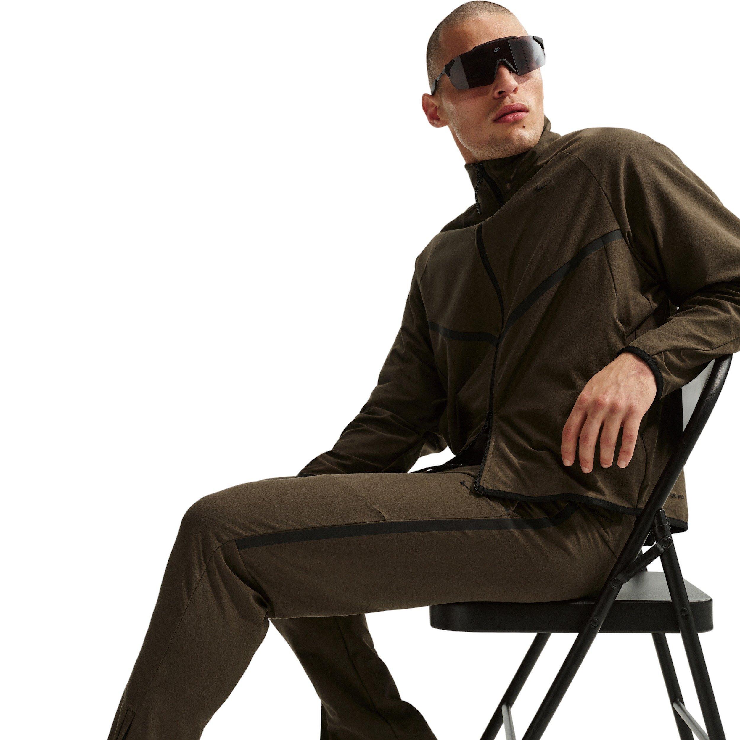 Nike Men's Tech Dri-FIT Shori Knit Drill Pants - DK HAZEL Thumbnail View 3