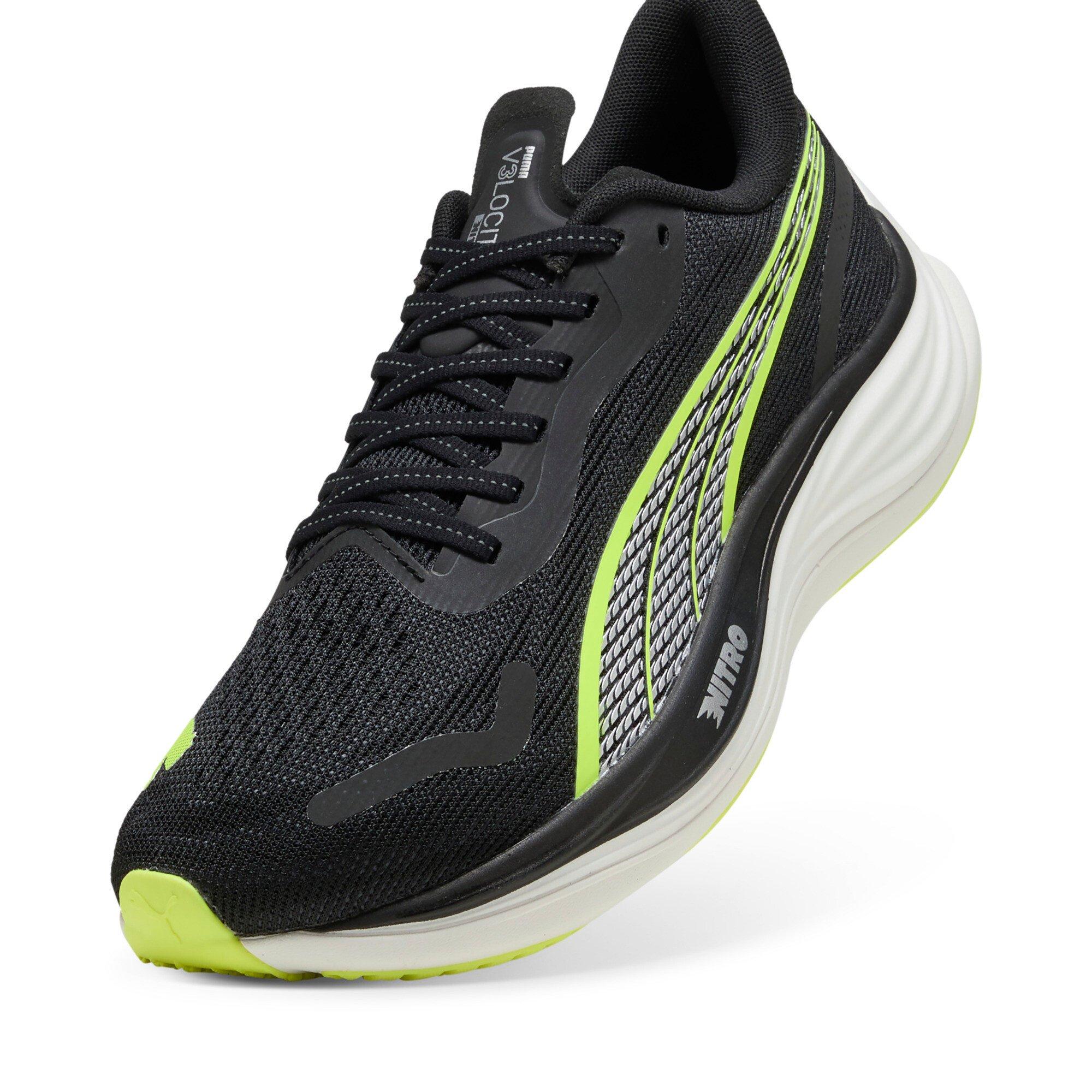 PUMA Velocity NITRO 3 "PUMA Black/Yellow Alert" Men's Running Shoe - BLACK/YELLOW Thumbnail View 5