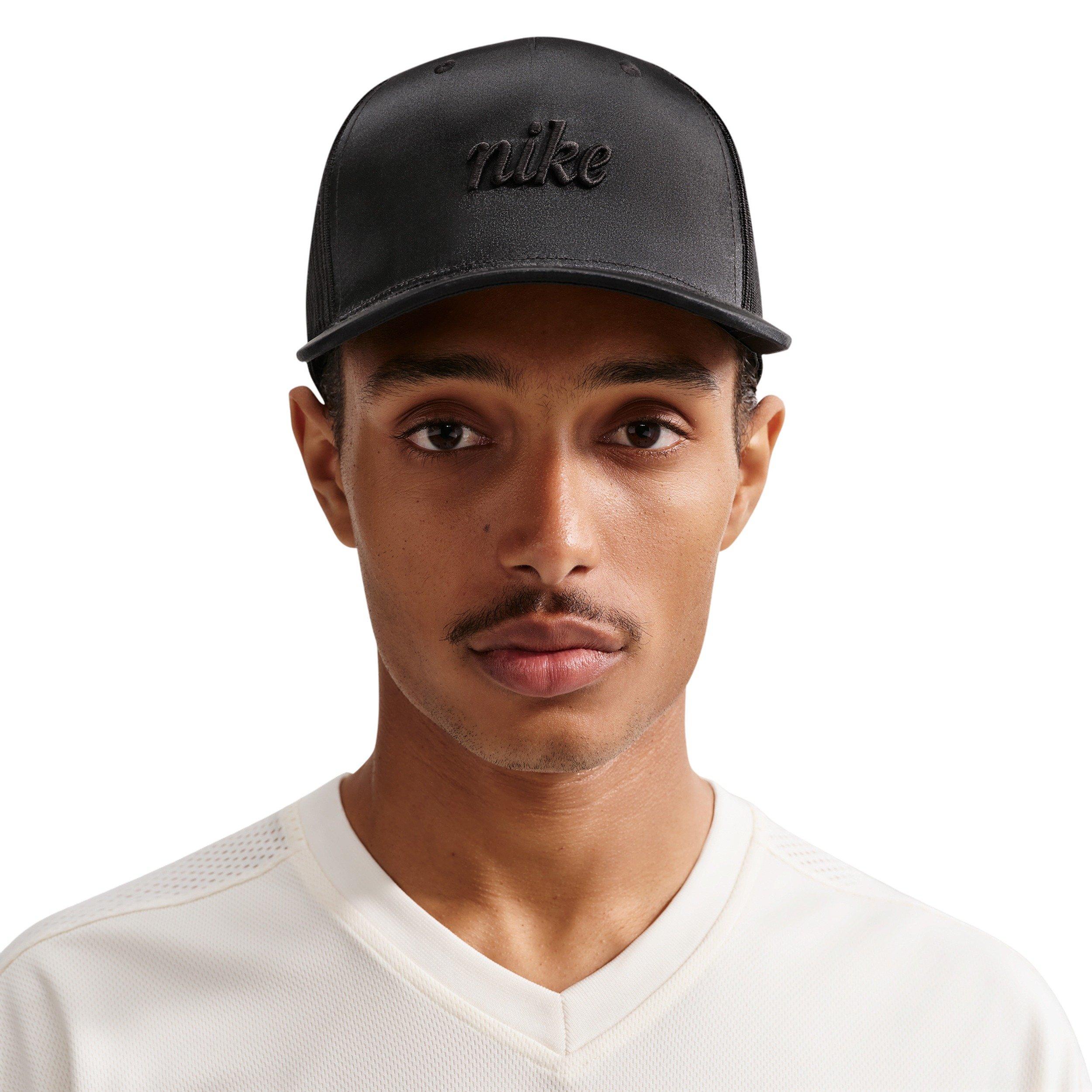 Nike Rise Structured Premium Trucker Hat - BLACK Thumbnail View 3