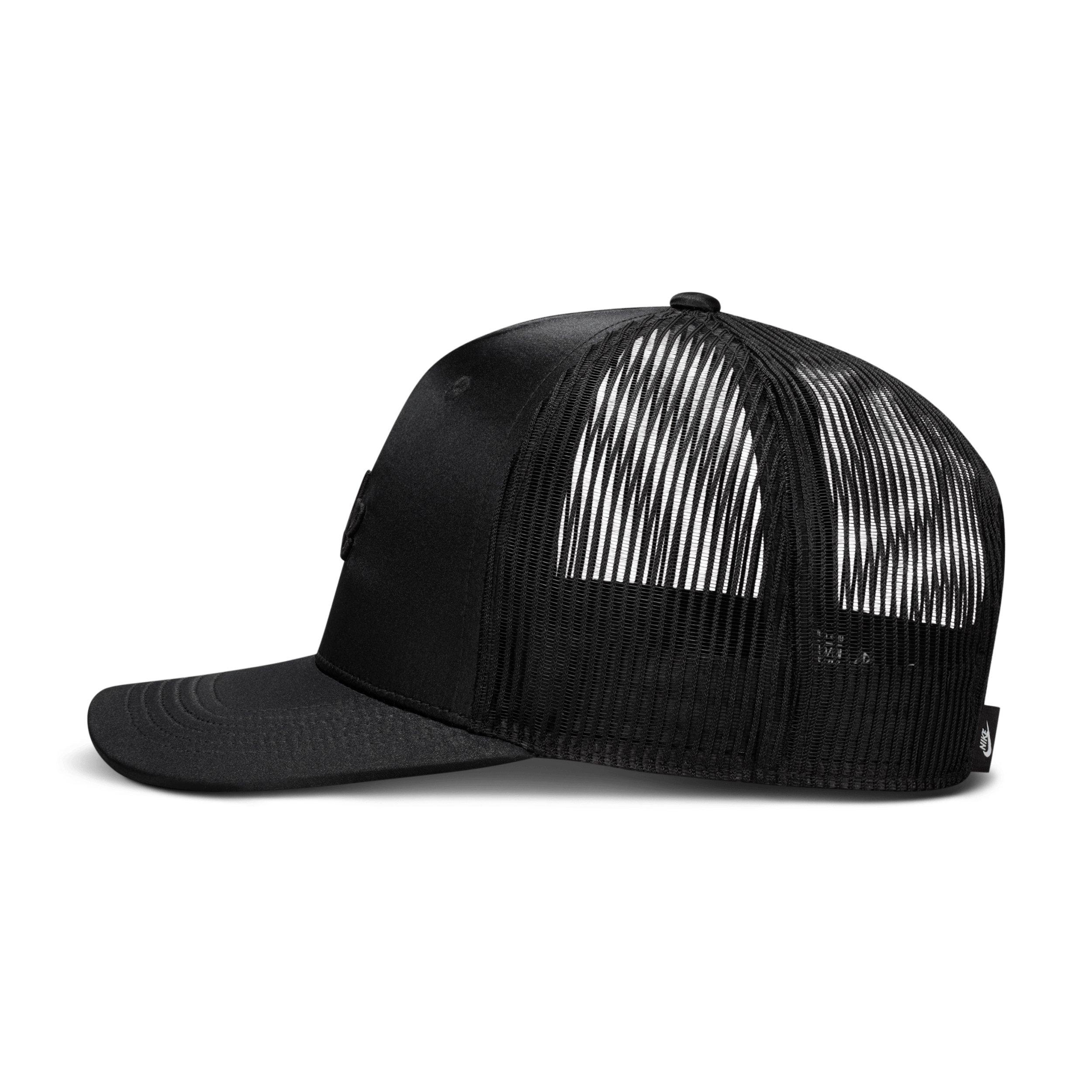 Nike Rise Structured Premium Trucker Hat - BLACK Thumbnail View 5