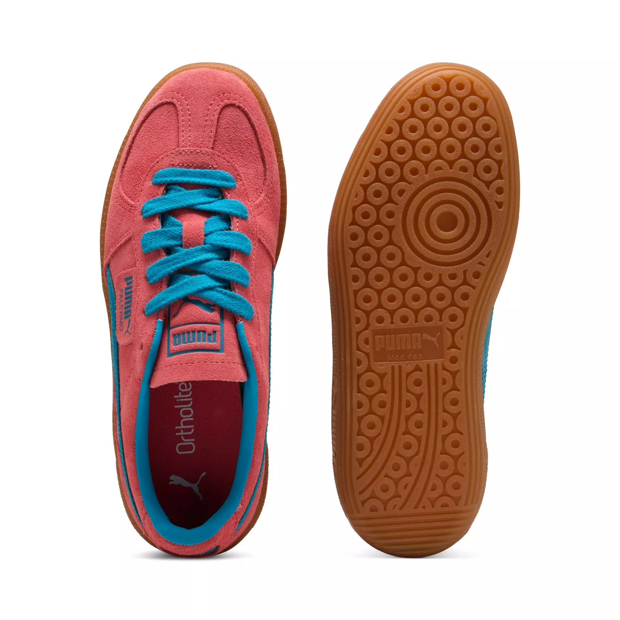 PUMA Palermo "Peach/Blue" Men's Shoe - PEACH/BLUE