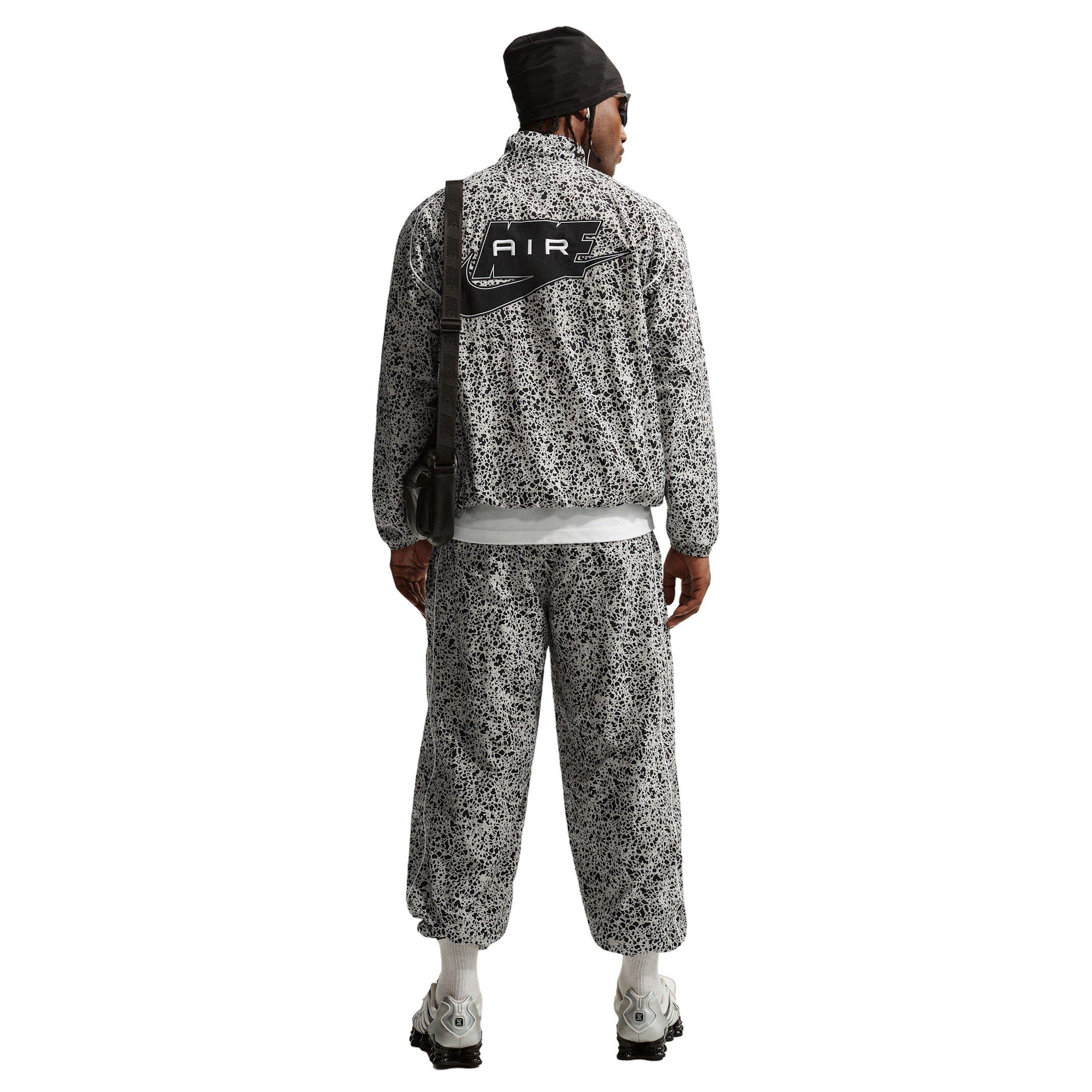 Nike Air Men's Woven AOP TL Pants - LT BONE/BLACK Thumbnail View 2