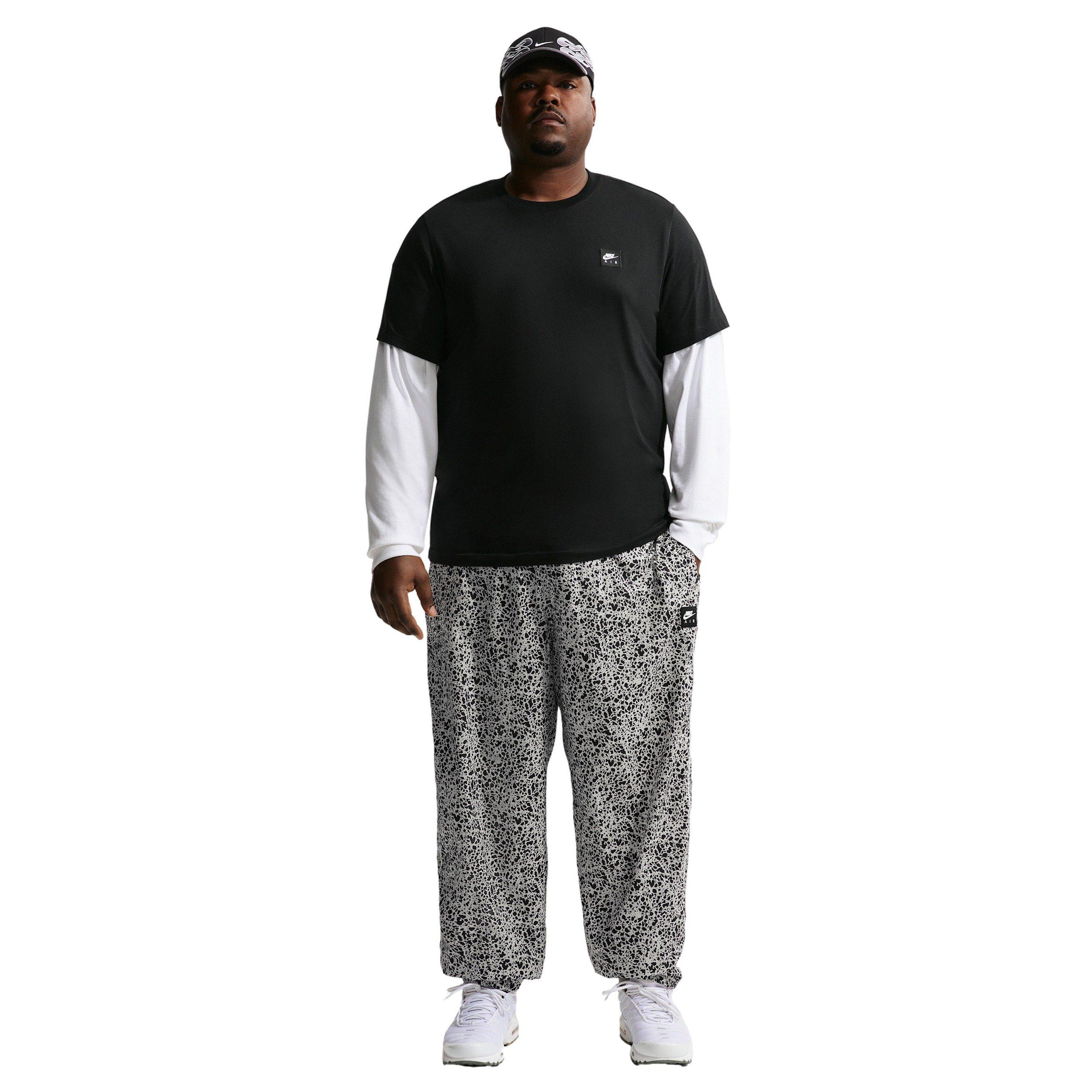 Nike Air Men's Woven AOP TL Pants - LT BONE/BLACK Thumbnail View 6