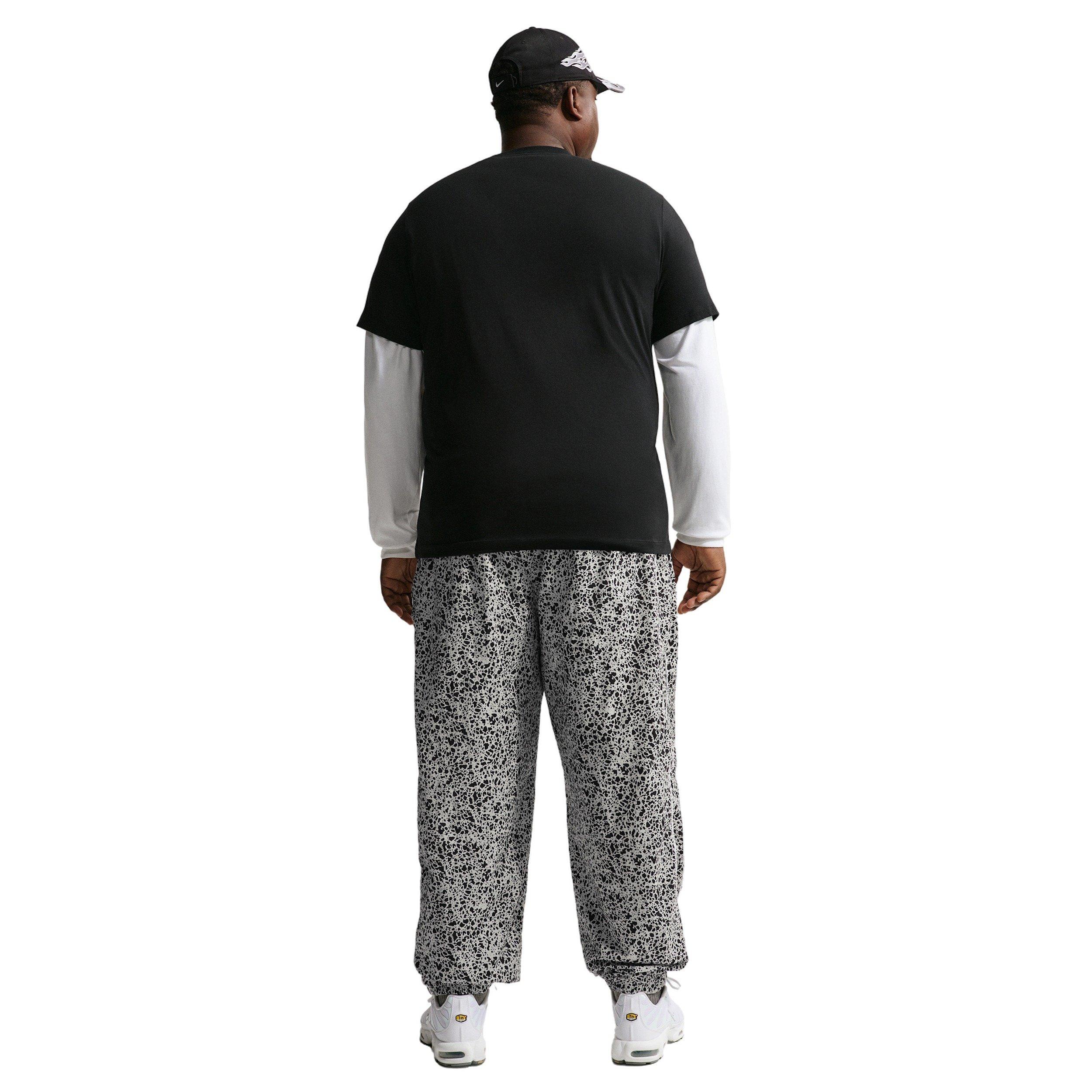 Nike Air Men's Woven AOP TL Pants - LT BONE/BLACK Thumbnail View 10
