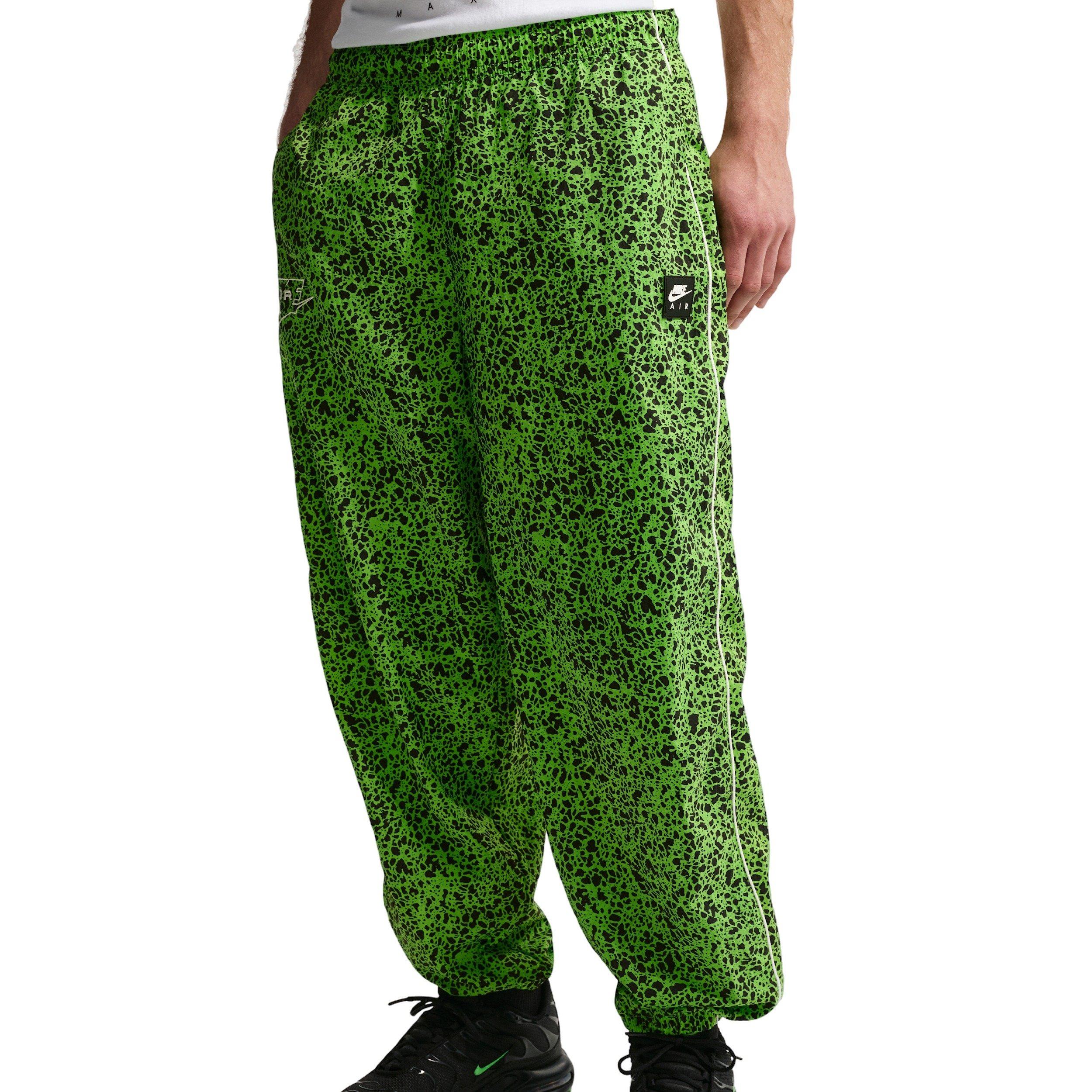Nike Air Men's Woven AOP TL Pants - GREEN/BLACK Thumbnail View 1