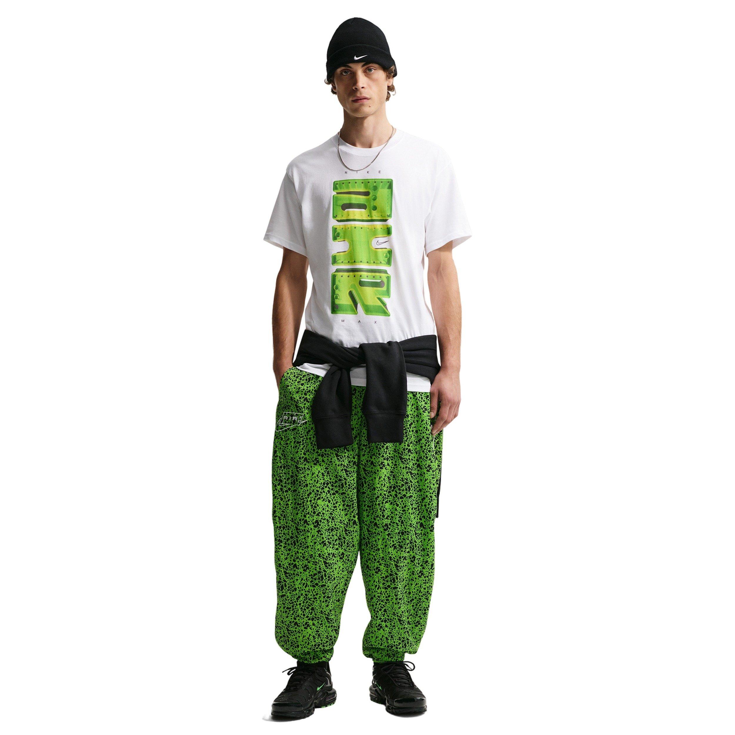 Nike Air Men's Woven AOP TL Pants - GREEN/BLACK Thumbnail View 4