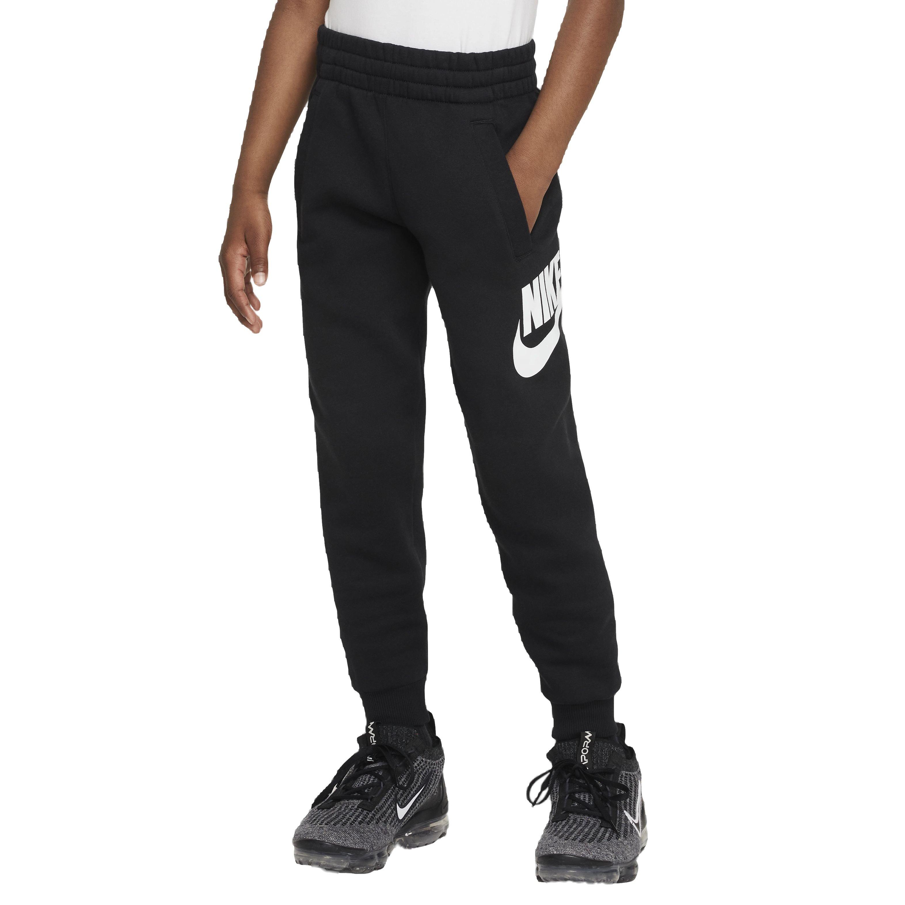 Nike Big Kids' Sportswear Club Fleece HBR Joggers - Black - BLACK Thumbnail View 1