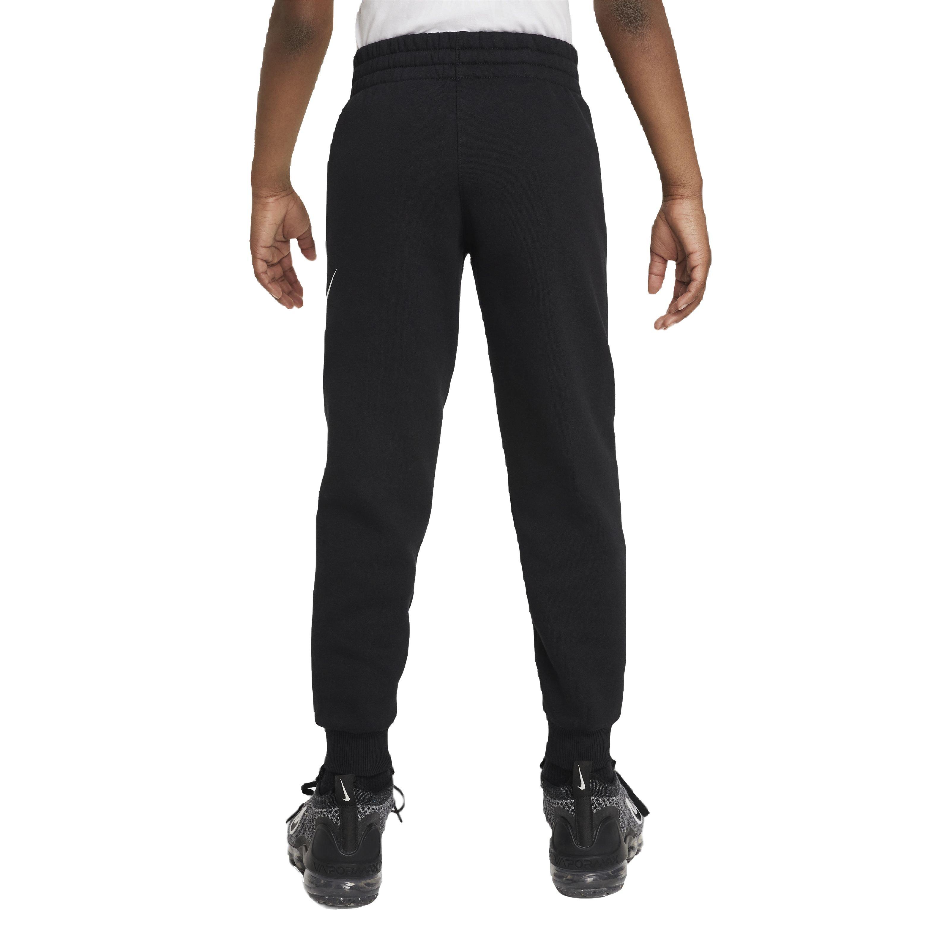 Nike Big Kids' Sportswear Club Fleece HBR Joggers - Black - BLACK Thumbnail View 2