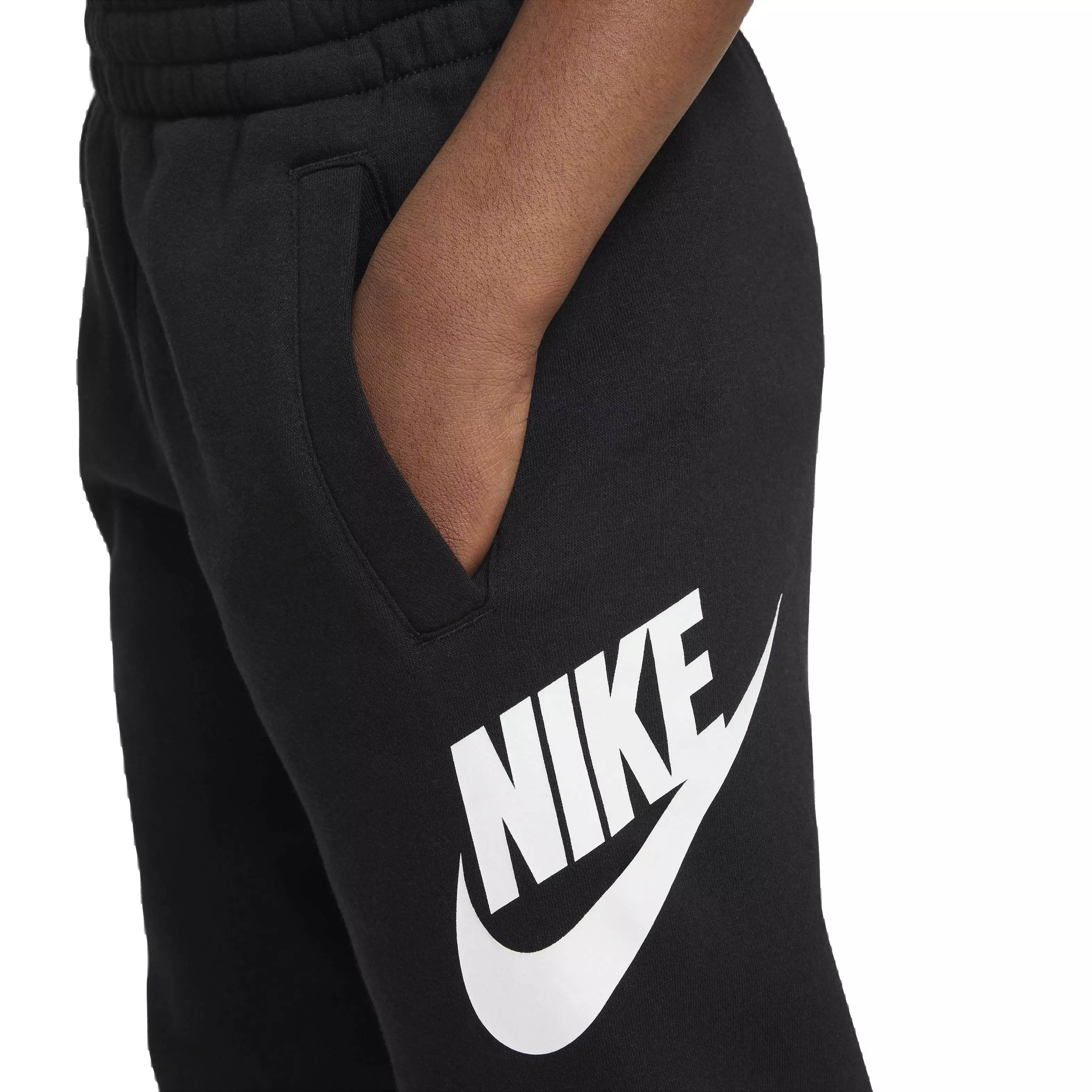 Nike Big Kids' Sportswear Club Fleece HBR Joggers - Black - BLACK
