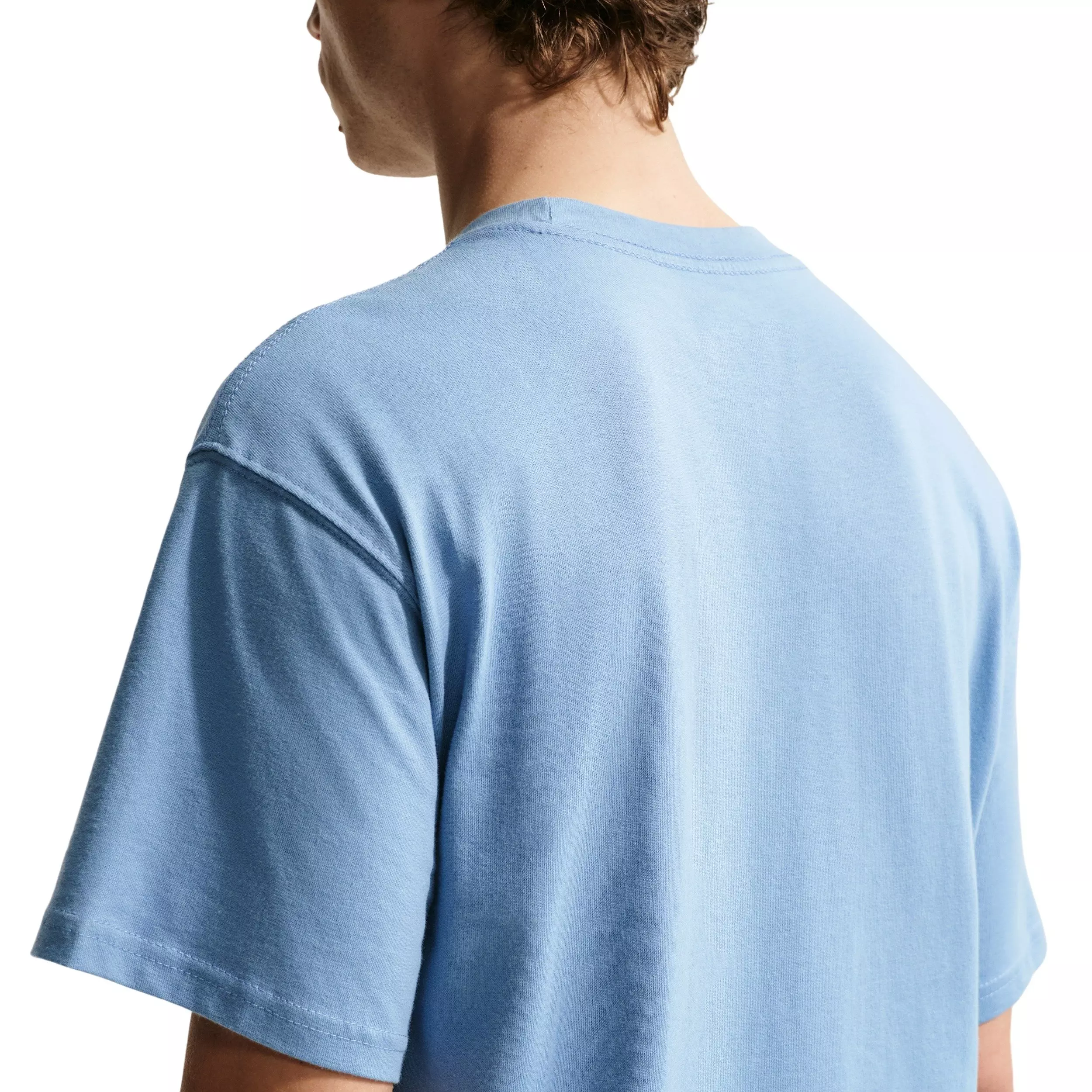 Nike Men's Sportswear LSE Tall Flowers T-Shirt - BLUE