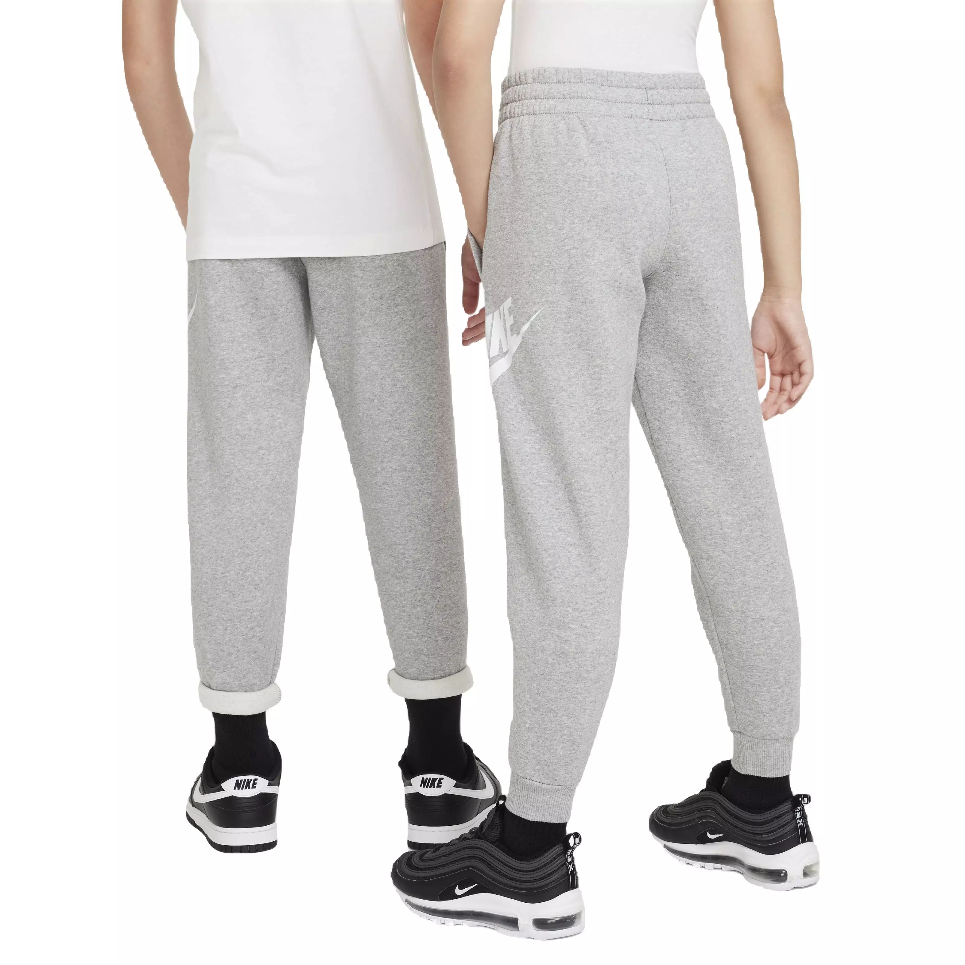 Nike Big Kids' Sportswear Club Fleece HBR Joggers - Grey - GREY