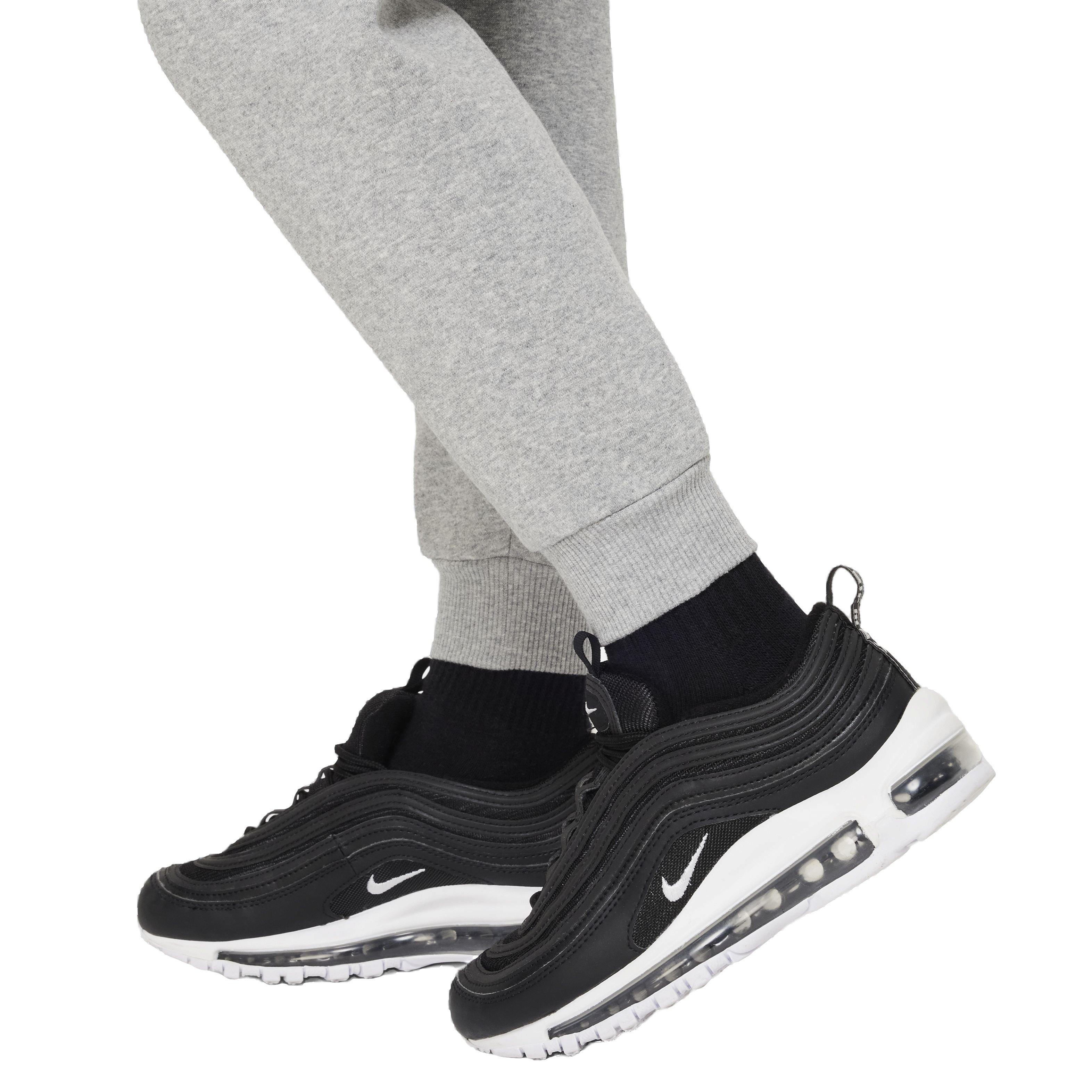 Nike Big Kids' Sportswear Club Fleece HBR Joggers - Grey - GREY Thumbnail View 5