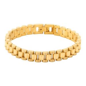 King Ice 10mm Rollie Link Bracelet - GOLD