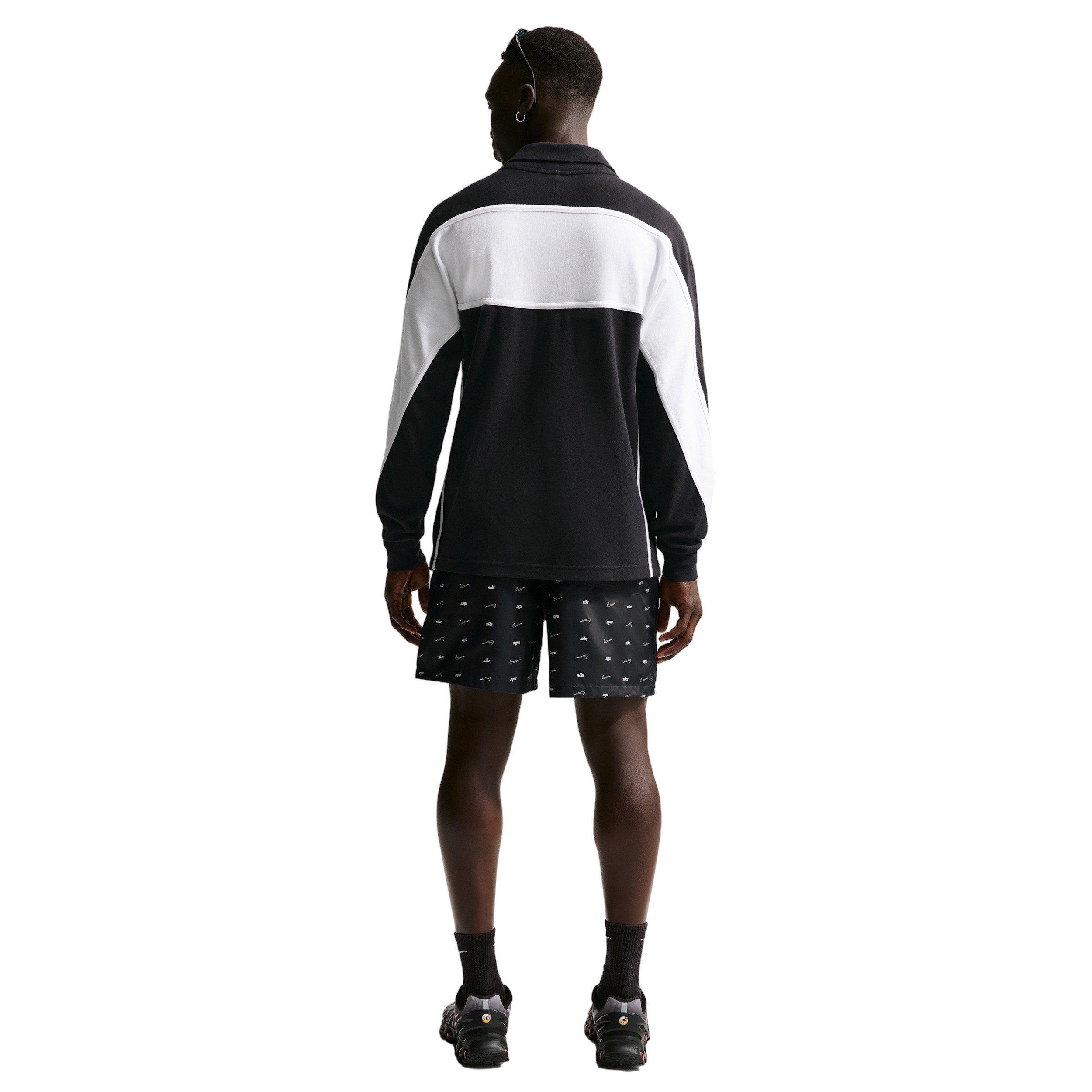 Nike Men's Sportswear Club Woven Flow AOP CTB Shorts - BLACK Thumbnail View 5
