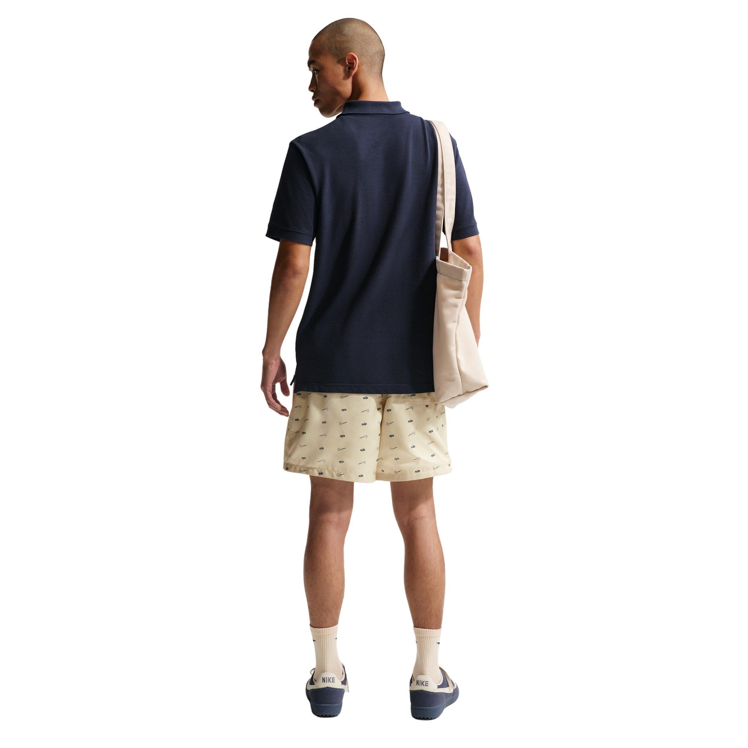 Nike Men's Sportswear Club Woven Flow AOP CTB Shorts - KHAKI Thumbnail View 5
