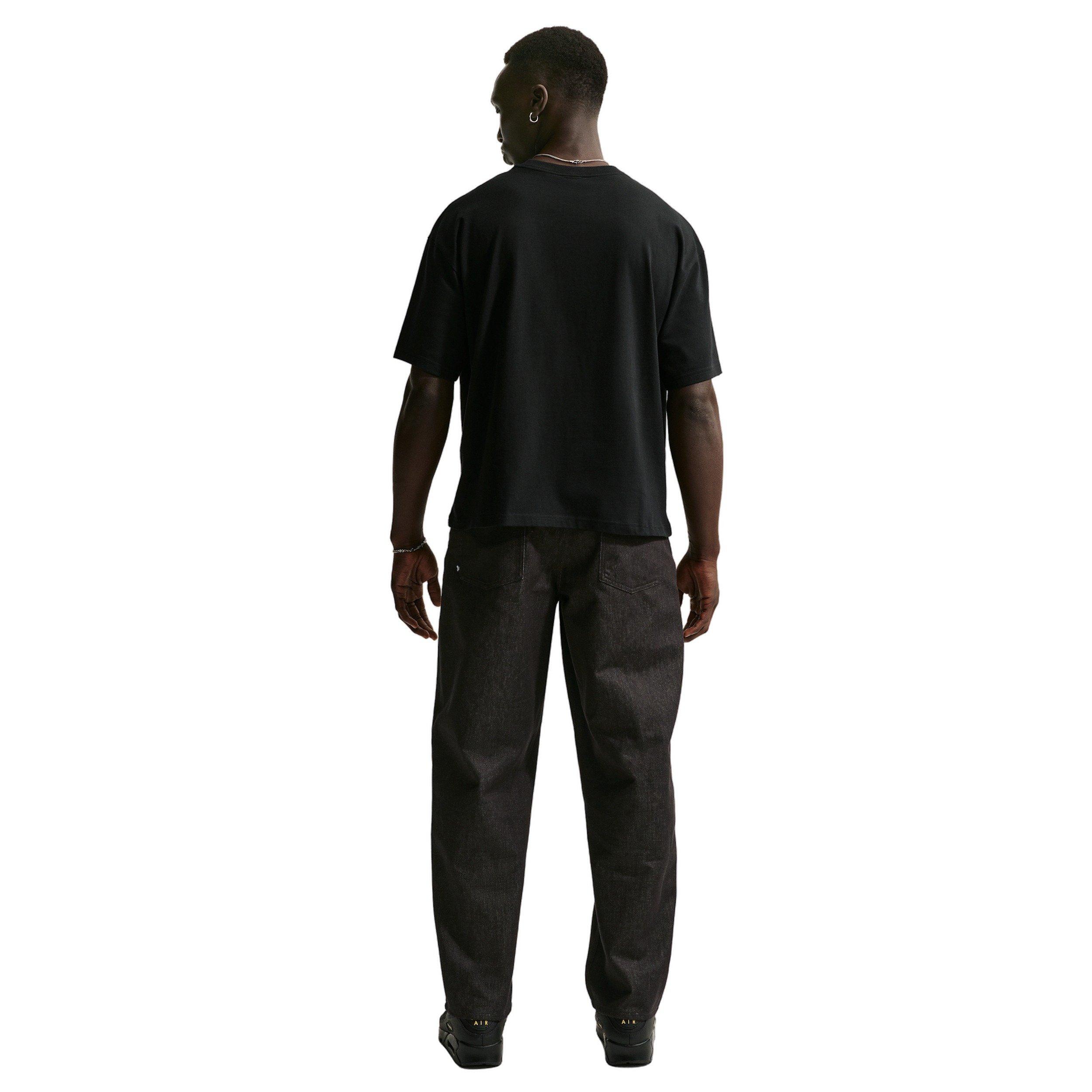 Nike Men's Life Short-Sleeve Boxy Knit Top - Black - BLACK