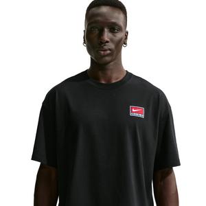 Nike Men's Life Short-Sleeve Boxy Knit Top - Black - BLACK