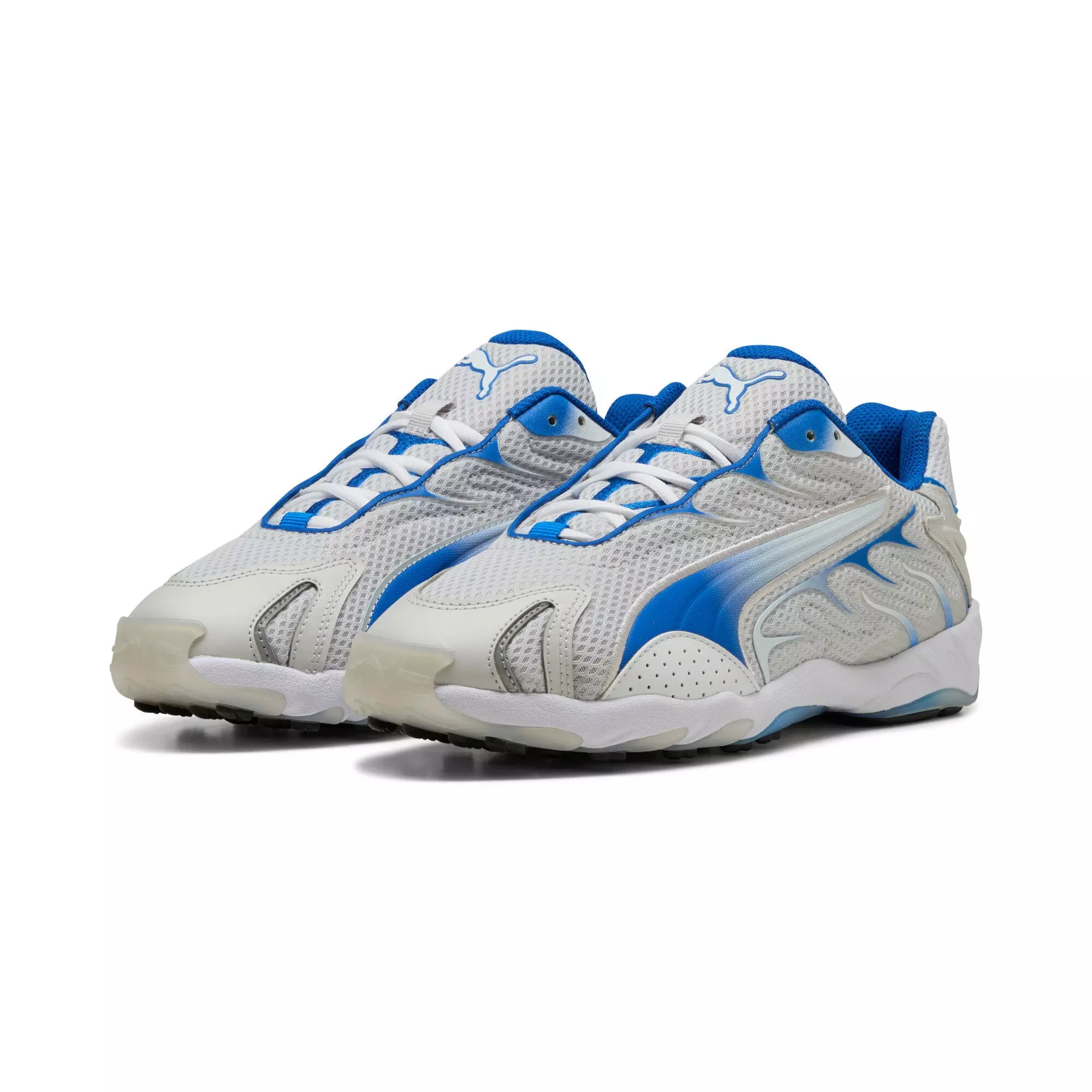PUMA Inhale "White/Grey/Royal" Men's Shoe - WHITE/GREY/ROYAL