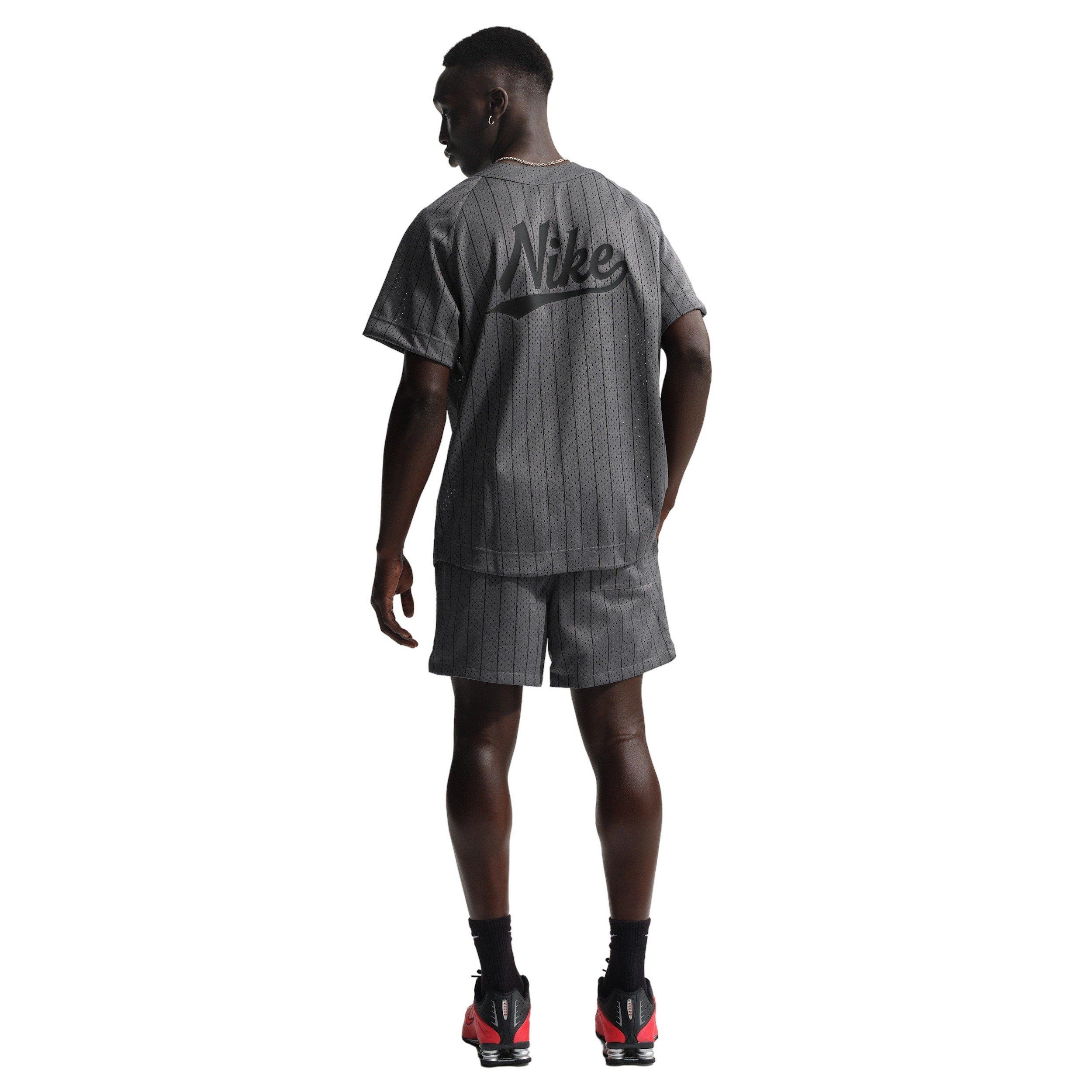 Nike Men's Sportswear Club Jersey - DK GREY/BLACK Thumbnail View 5