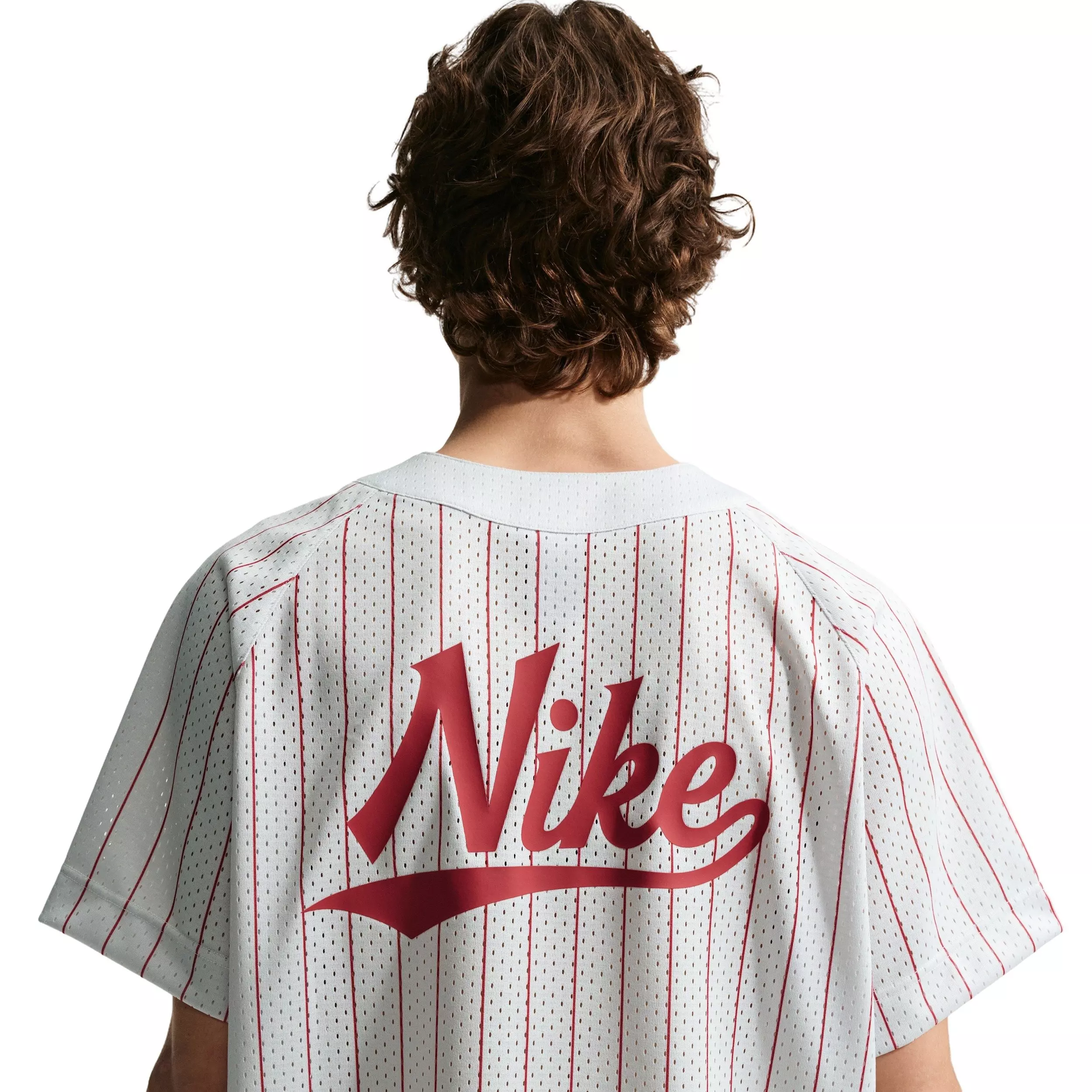 Nike Men's Sportswear Club Jersey - LT GREY/CRIMSON