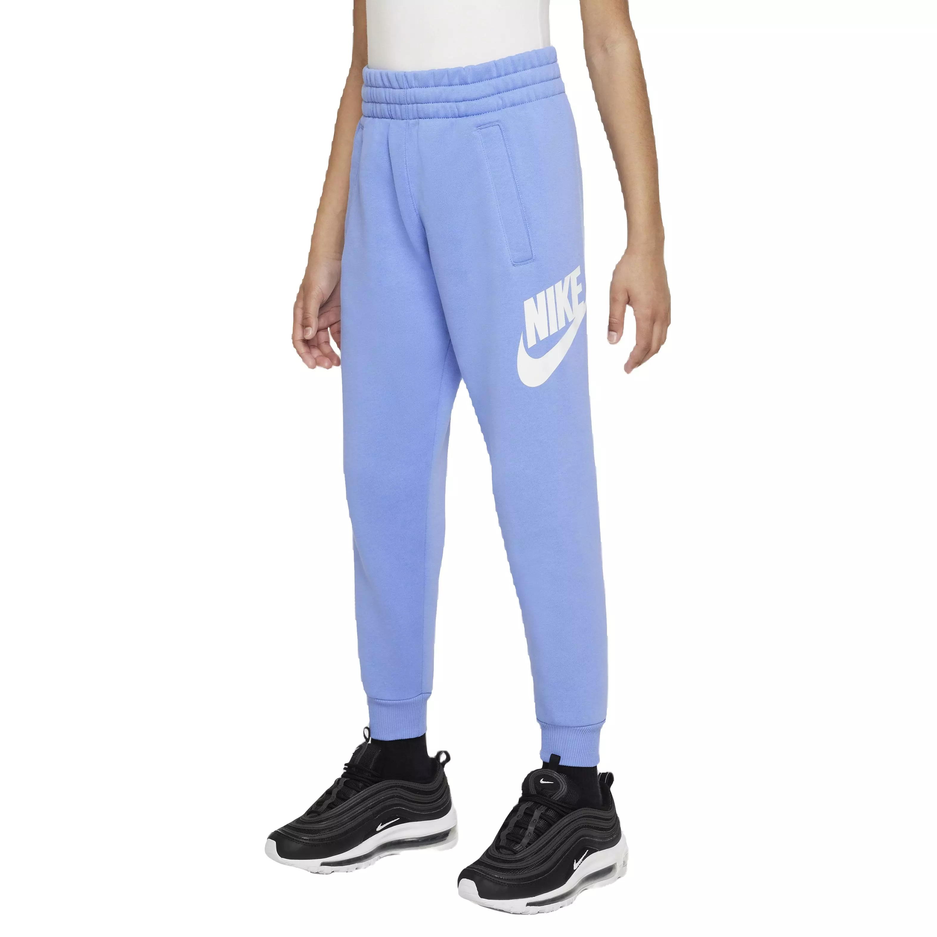 Nike Big Kids' Sportswear Club Fleece HBR Joggers -Blue - BLUE