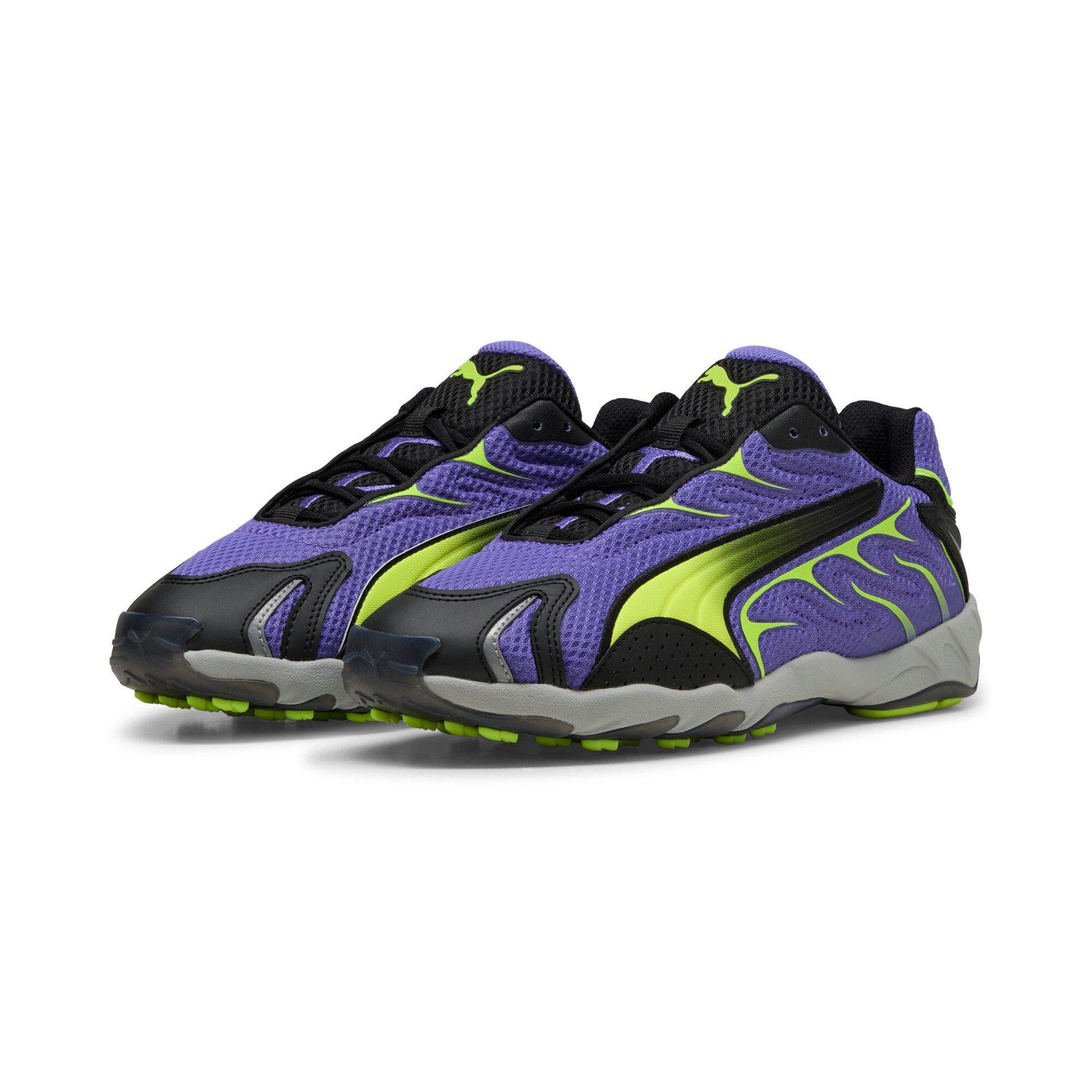 PUMA Inhale "Purple/Black/Lime" Men's Shoe - PURPLE/BLACK/LIME Thumbnail View 3
