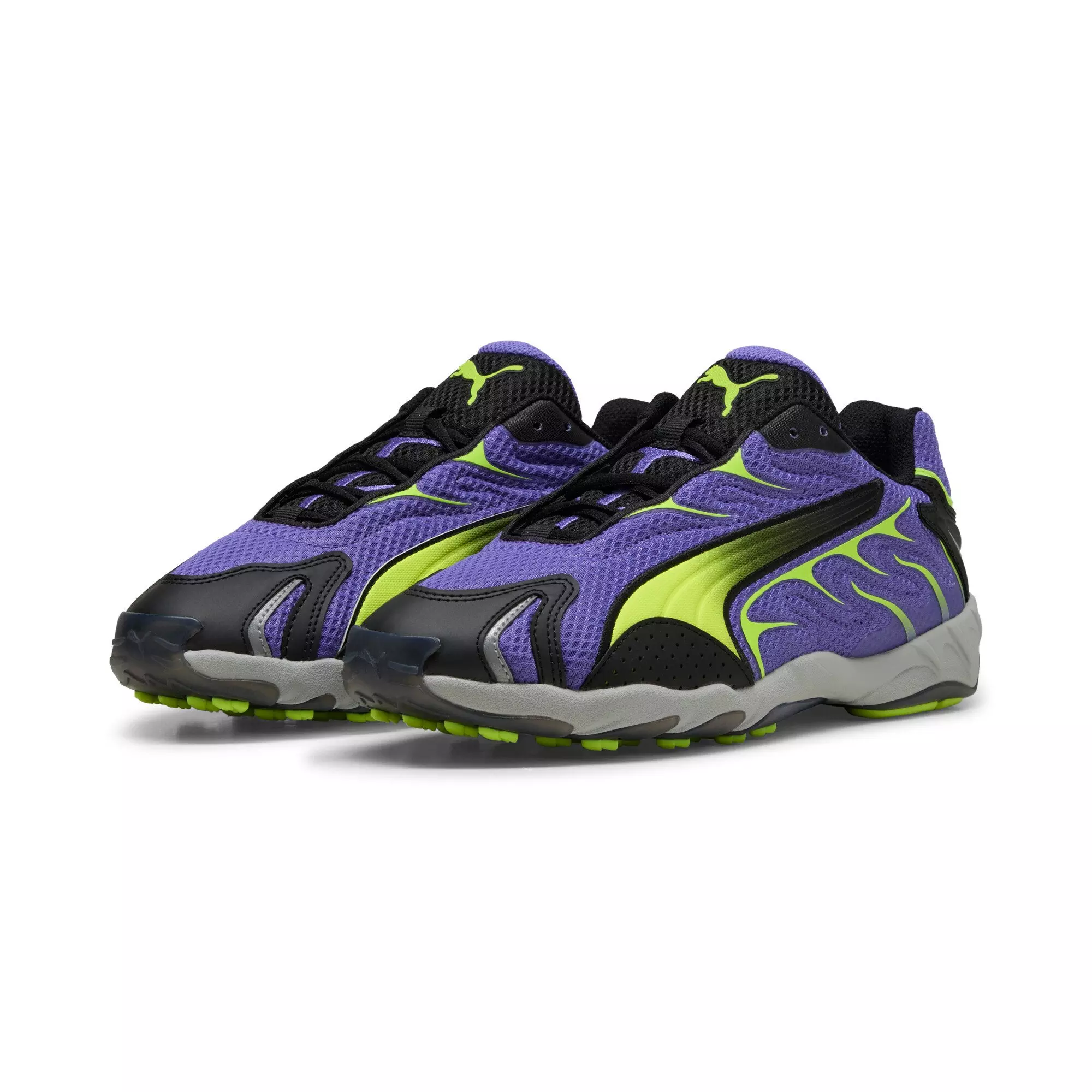 PUMA Inhale "Purple/Black/Lime" Men's Shoe - PURPLE/BLACK/LIME