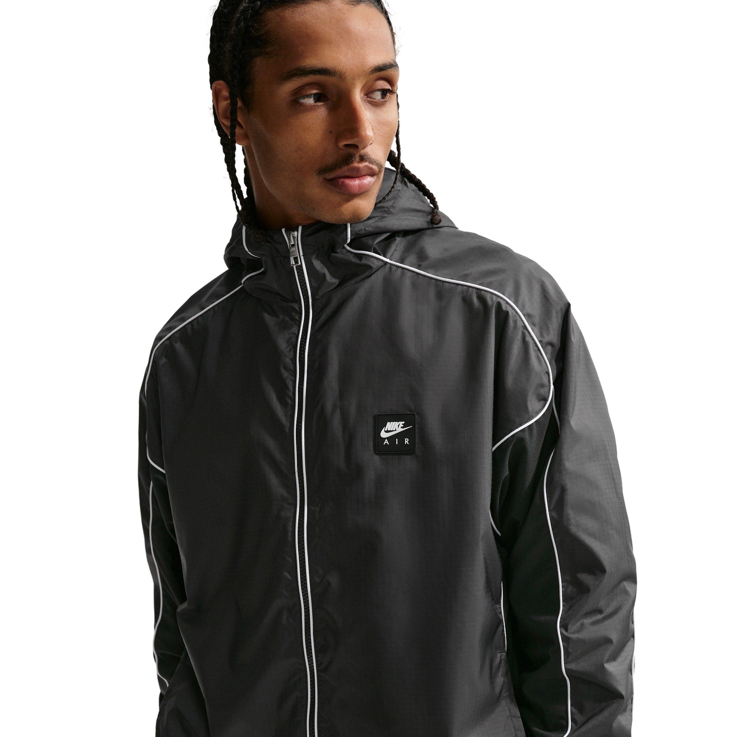 Nike Men's Air Full-Zip Hybrid Utility Jacket - BLACK Thumbnail View 1
