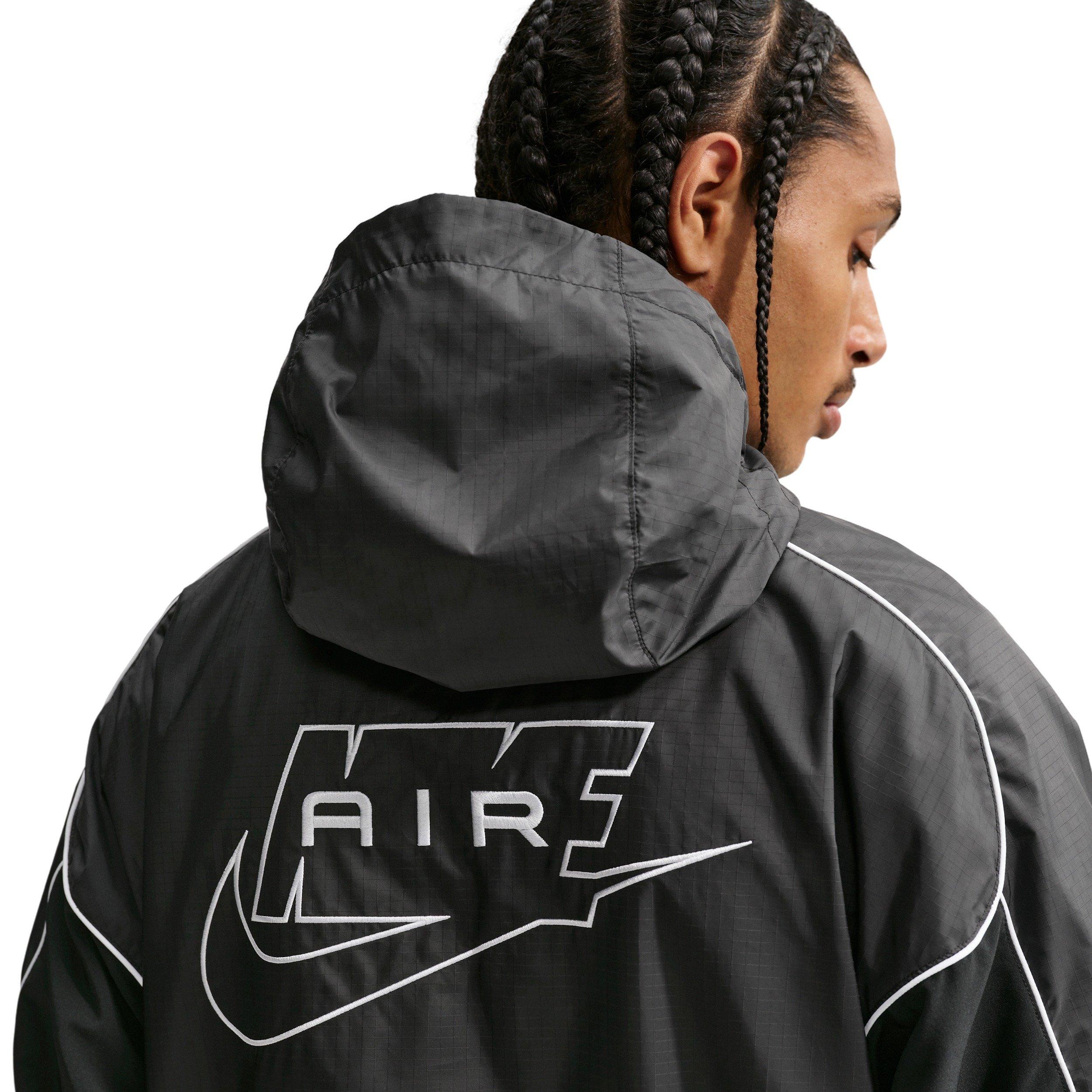 Nike Men's Air Full-Zip Hybrid Utility Jacket - BLACK Thumbnail View 2