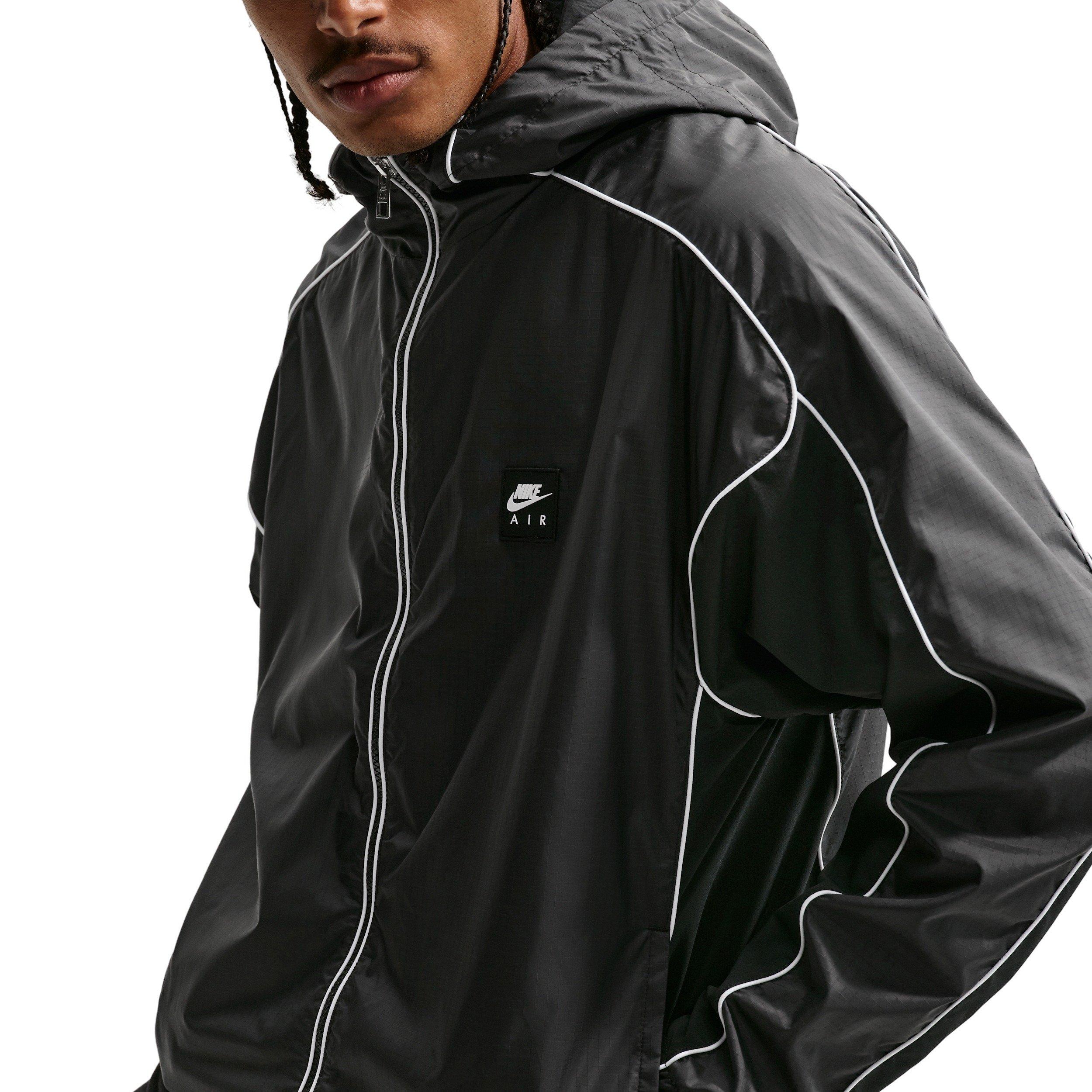 Nike Men's Air Full-Zip Hybrid Utility Jacket - BLACK Thumbnail View 3