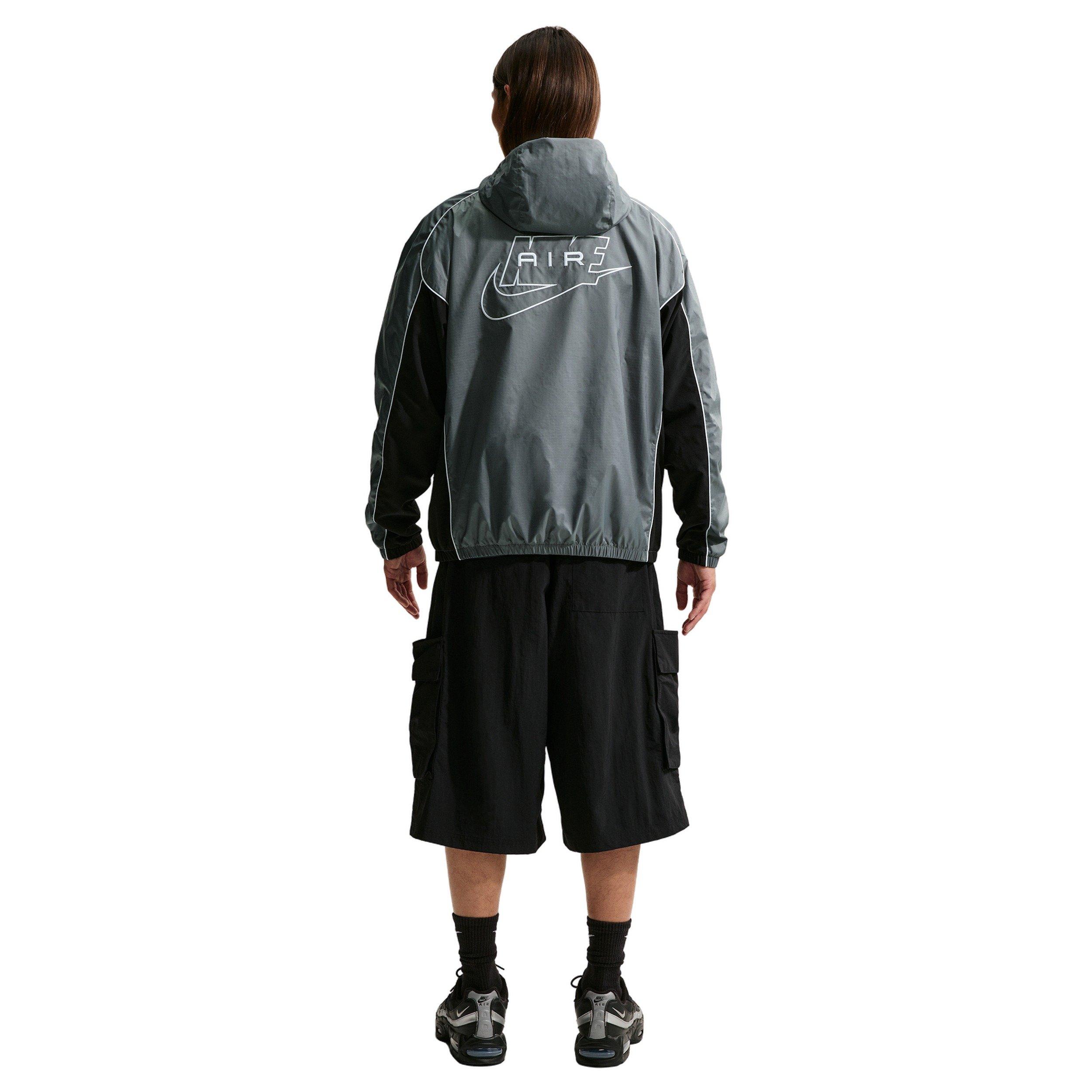 Nike Air Men's Full-Zip Hybrid Utility Jacket - GREY Thumbnail View 2