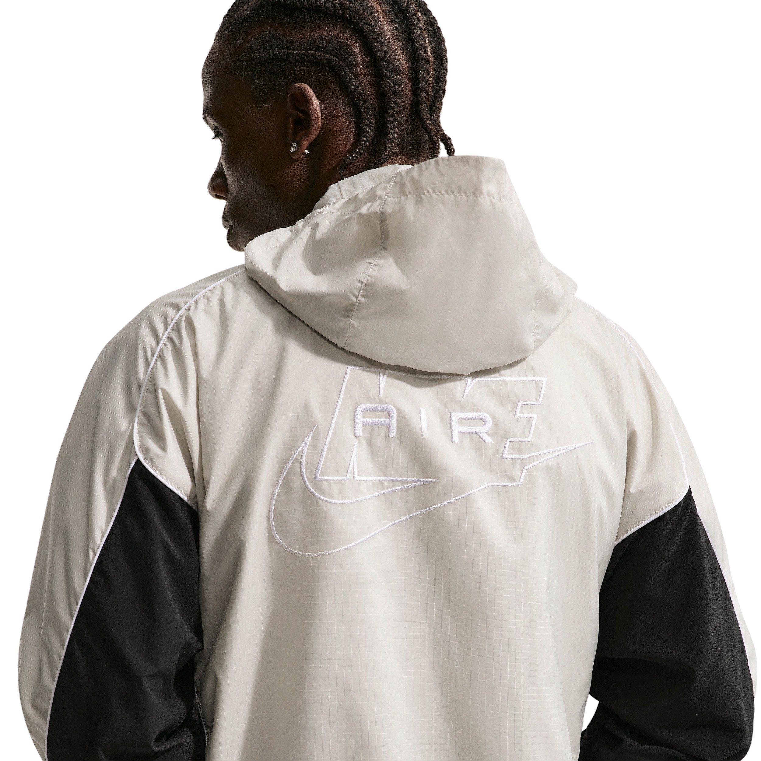 Nike Air Men's Full-Zip Hybrid Utility Jacket - LT GREY Thumbnail View 2