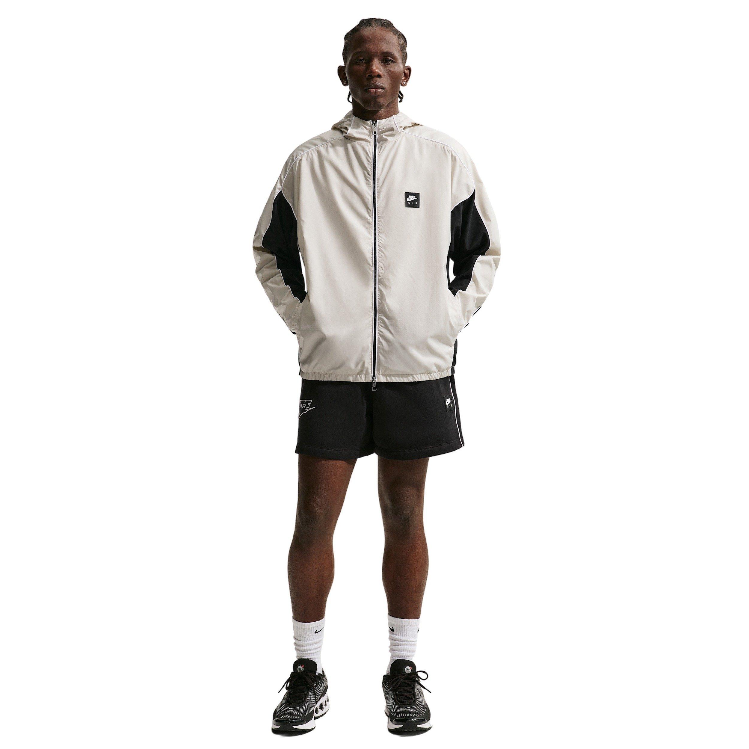 Nike Men's Air Full-Zip Hybrid Utility Jacket - LT GREY Thumbnail View 4