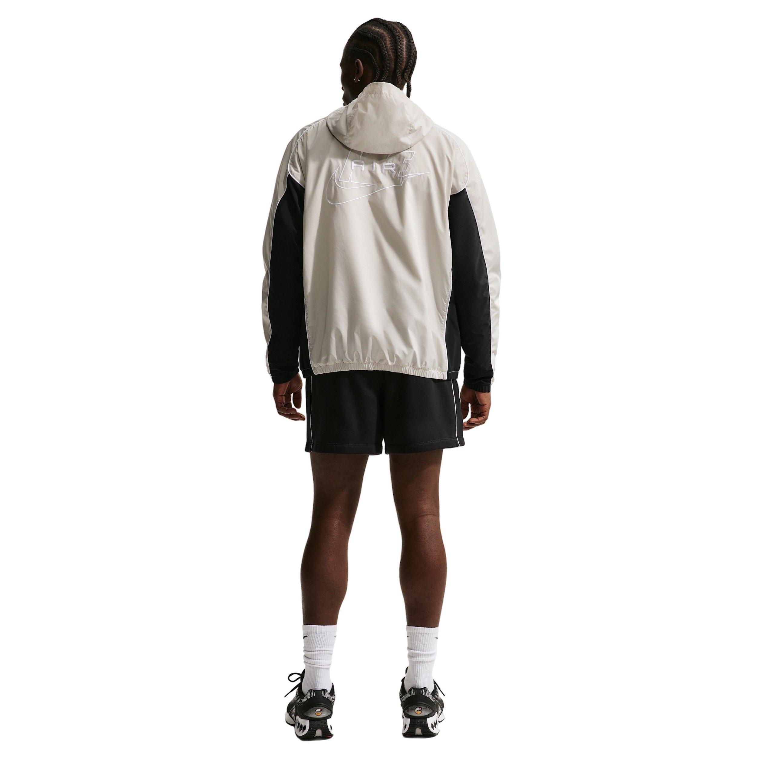 Nike Air Men's Full-Zip Hybrid Utility Jacket - LT GREY Thumbnail View 5