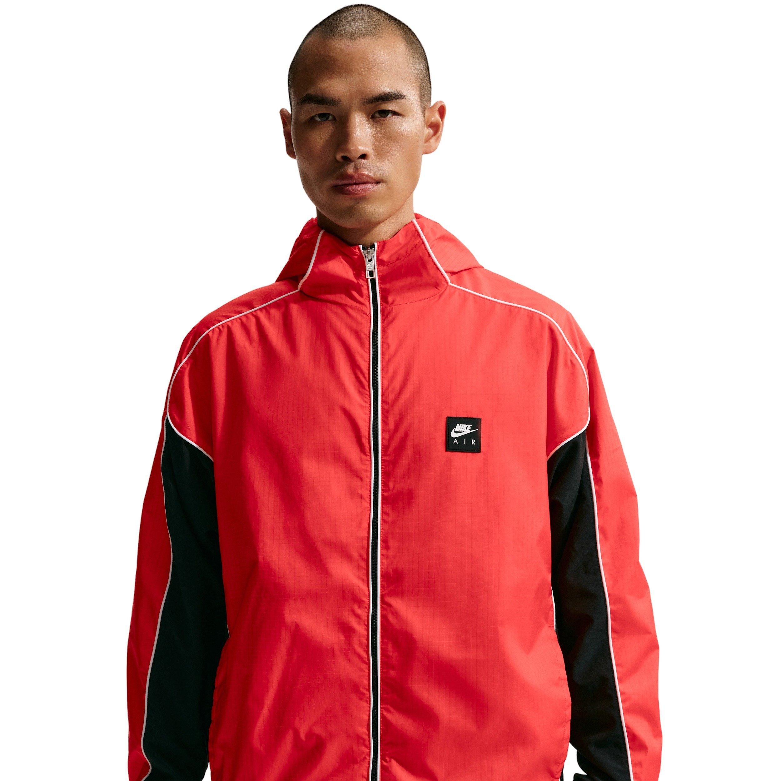 Nike Air Men's Full-Zip Hybrid Utility Jacket - RED Thumbnail View 1