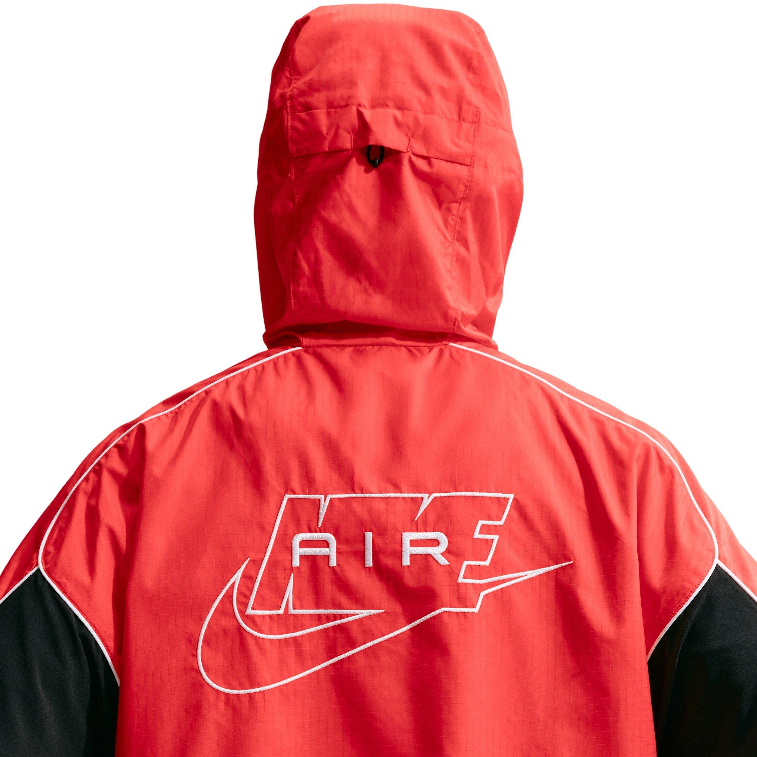 Nike Air Men's Full-Zip Hybrid Utility Jacket - RED Thumbnail View 2