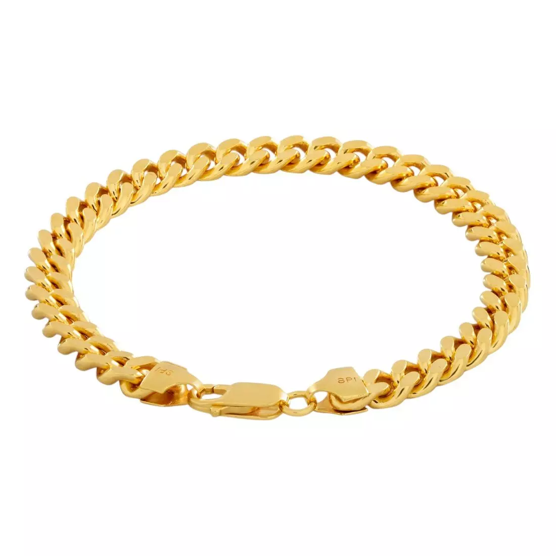 King Ice 3mm Miami Cuban Link Bracelet - Gold - GOLD