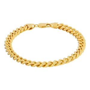 King Ice 3mm Miami Cuban Link Bracelet - Gold - GOLD
