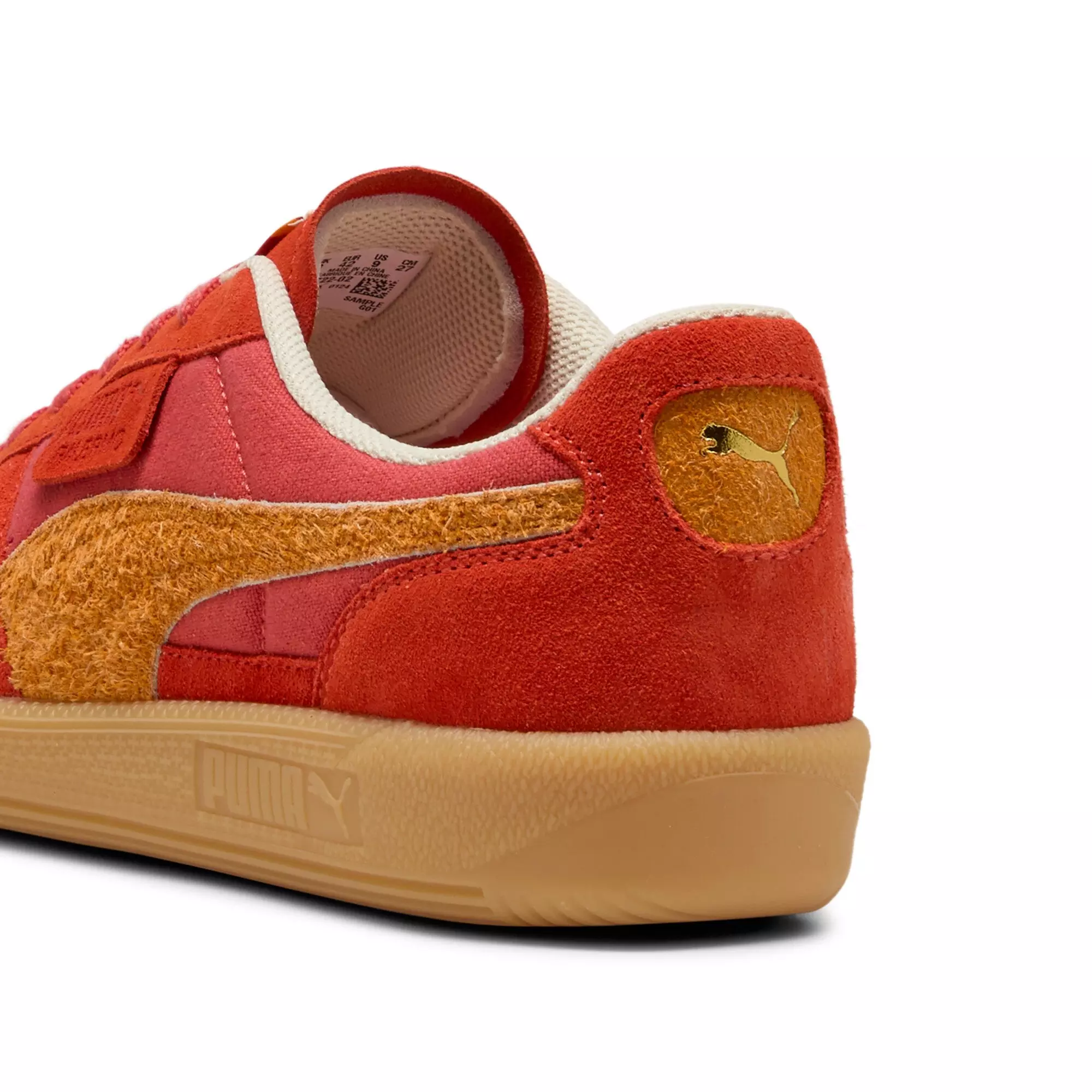 PUMA Palermo Weathered "Red/Tan" Men's Shoe - RED/TAN