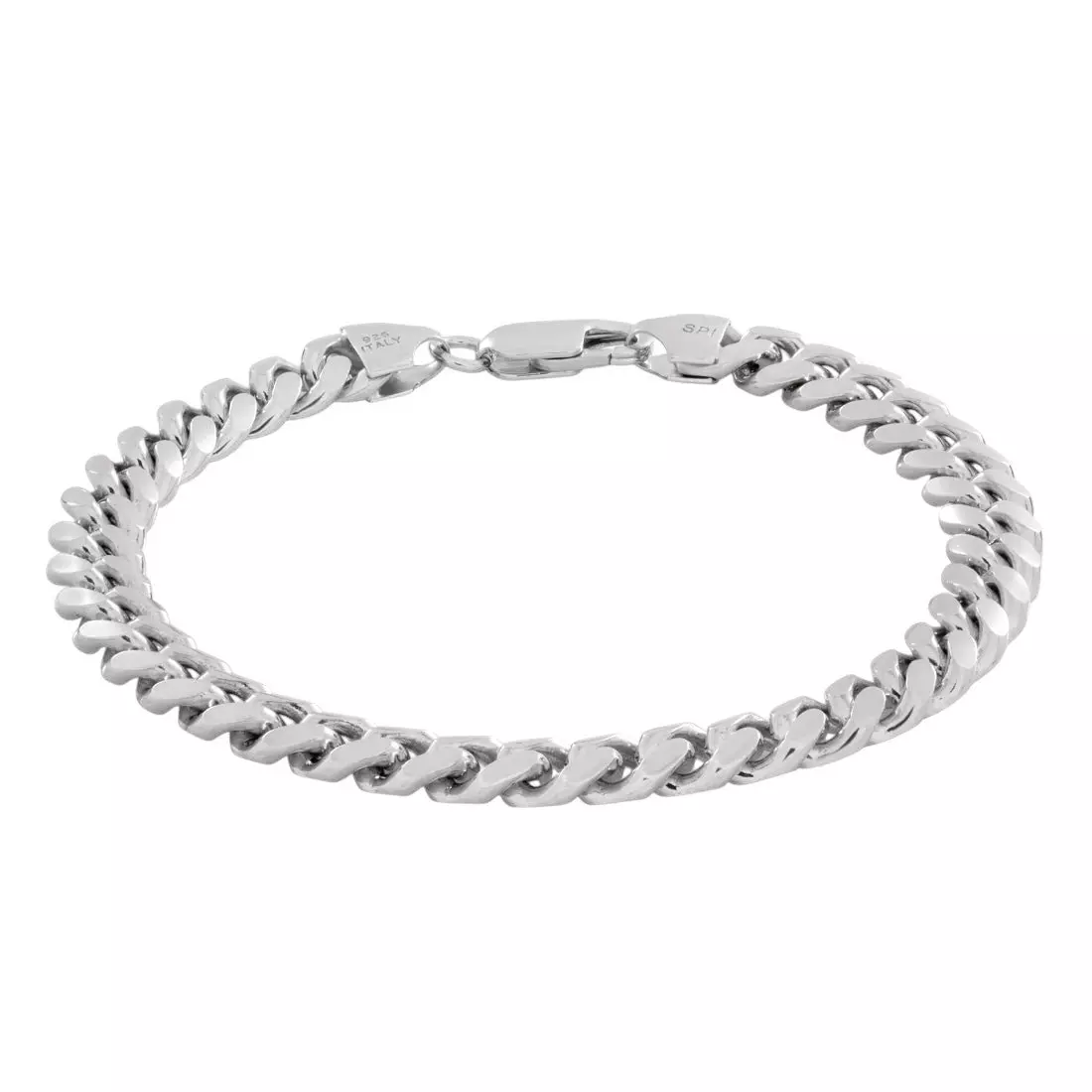 King Ice 3mm Miami Cuban Link Bracelet - White Gold - WHITE GOLD